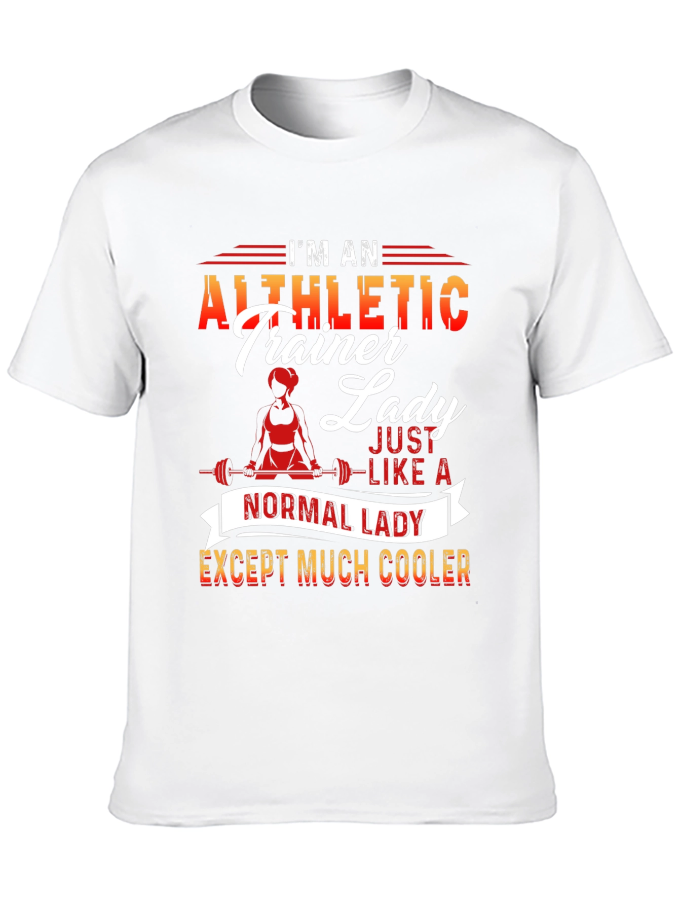 Athletic Trainer Lady T-Shirt - Cool and Unique Design