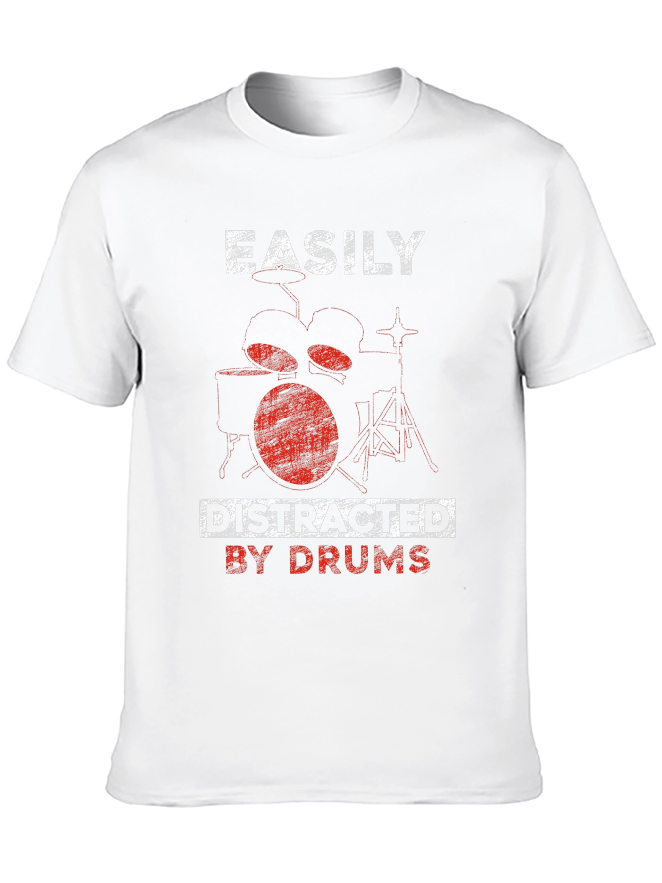 Easily Distracted By Drums Graphic Tee