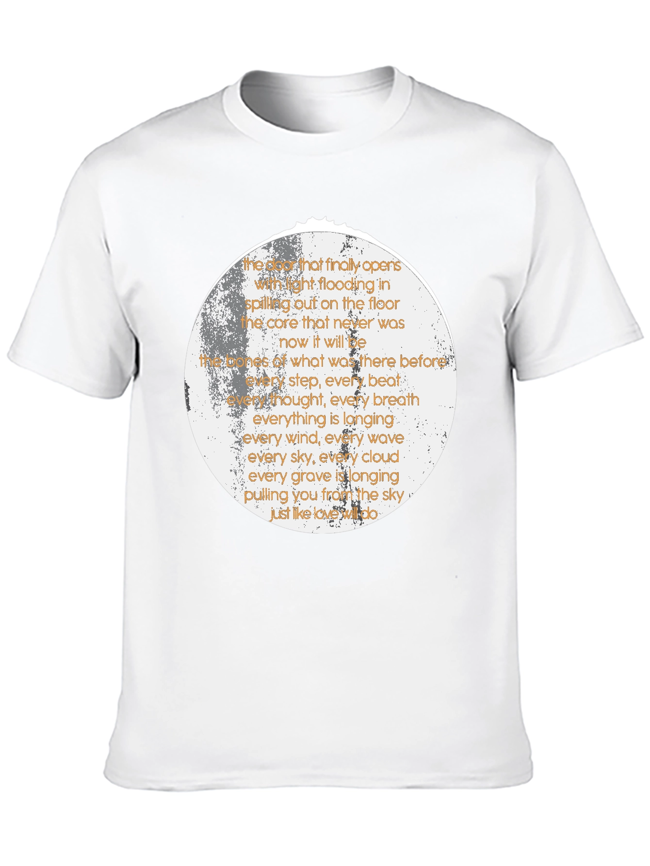 Poetic Moon T-Shirt - Sky Longing Design