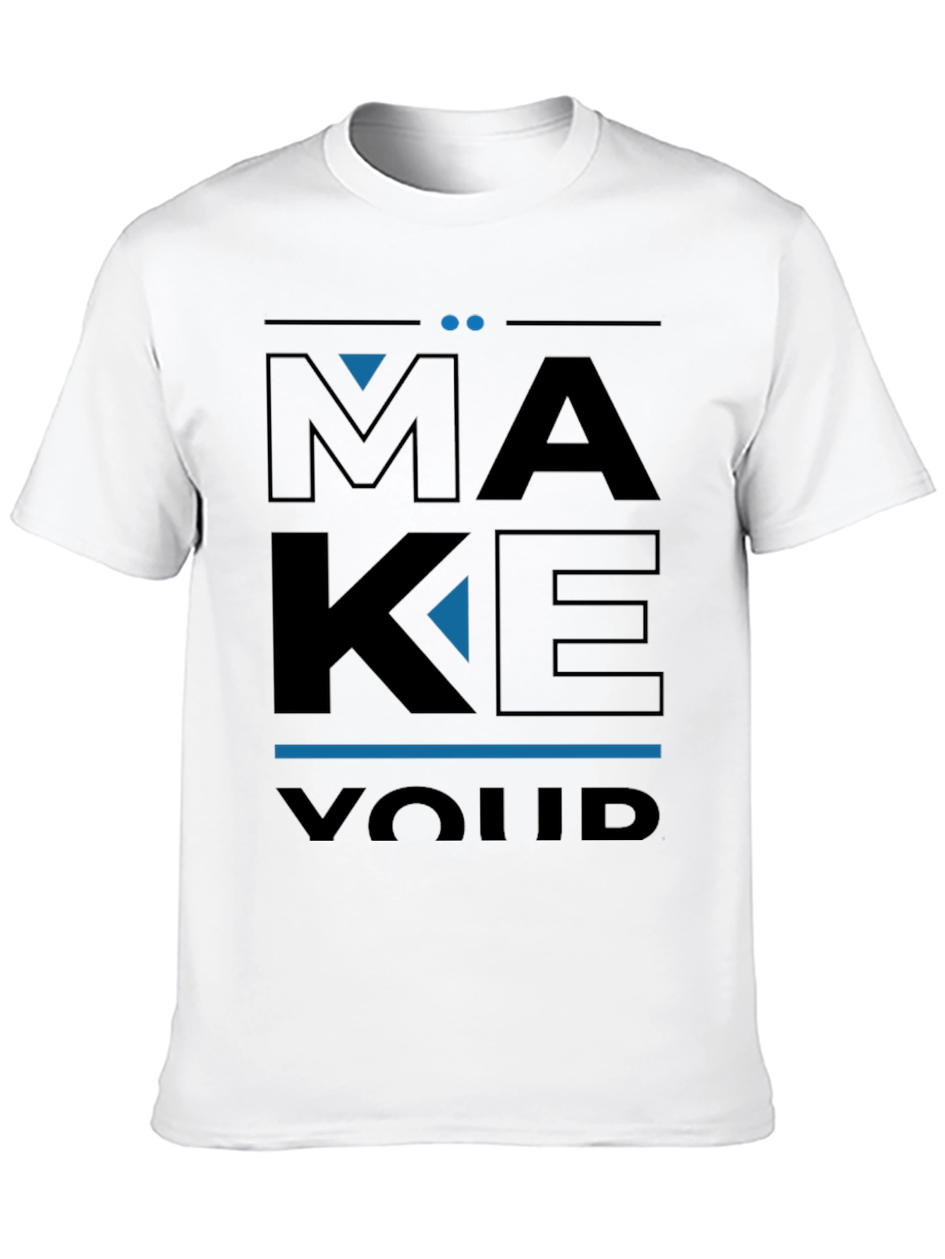 Make Your Luck Graphic Tee - Mens Black T-Shirt