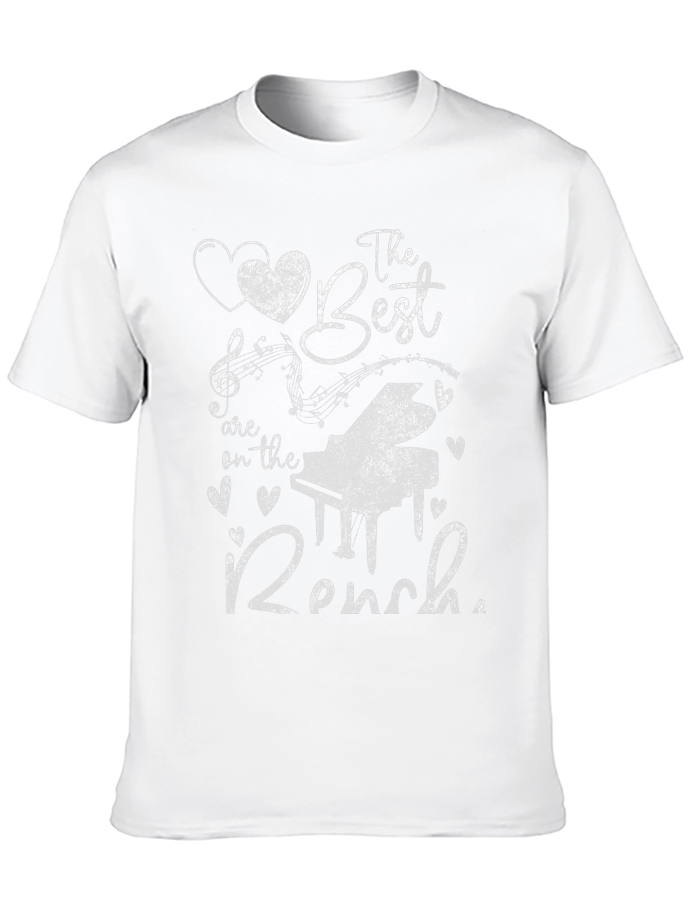 Piano Bench T-Shirt: The Best Are On The Bench