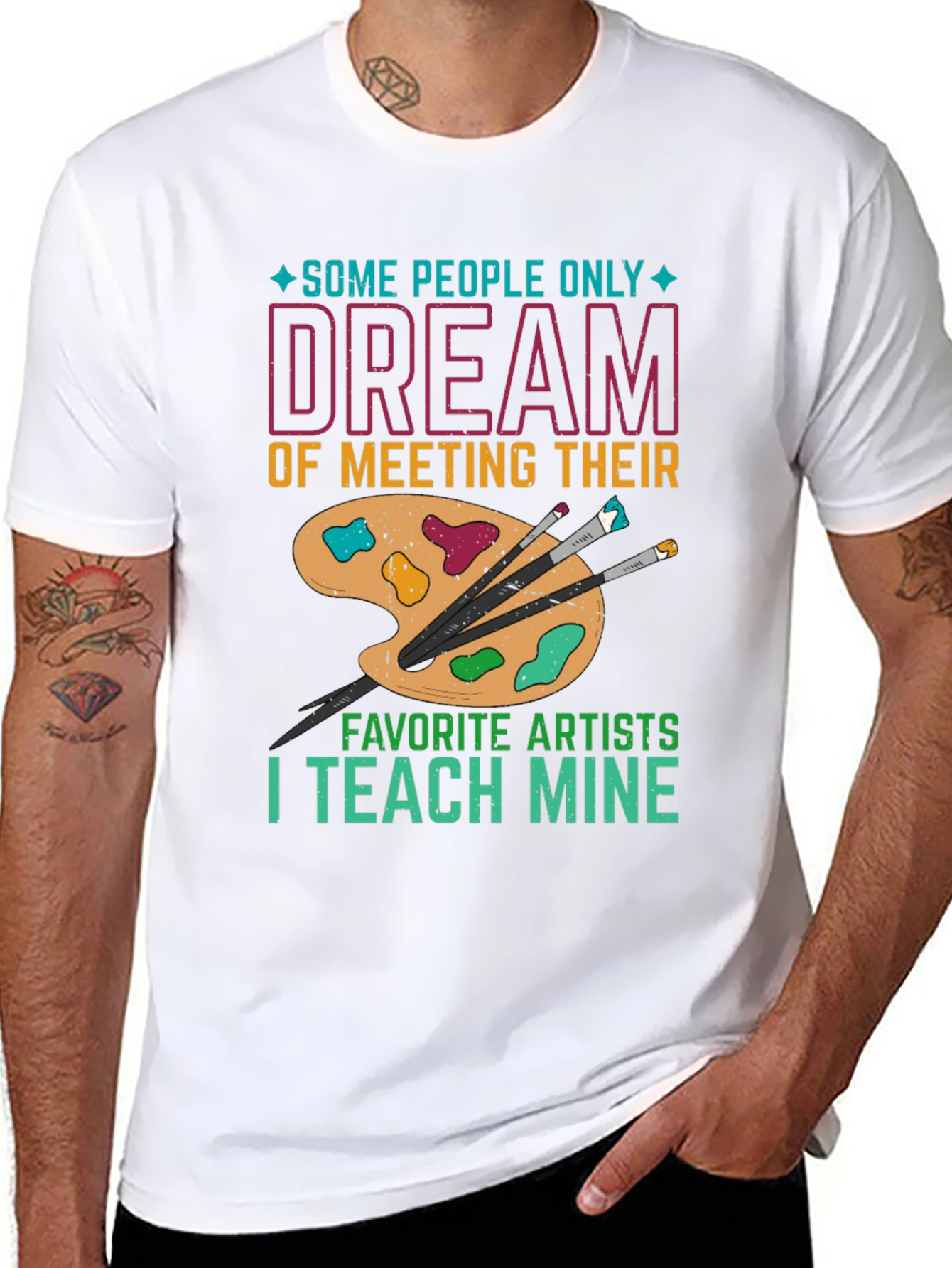 Artist Teacher T-Shirt: Teach My Favorite Artists