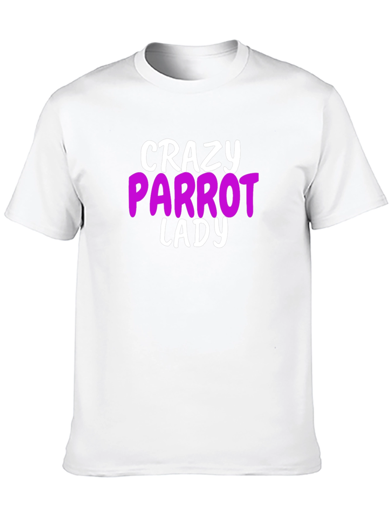 Crazy Parrot Lady Graphic T-Shirt