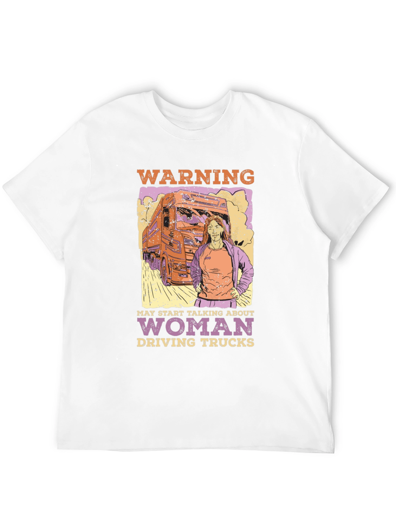 Woman Truck Driver Graphic Tee
