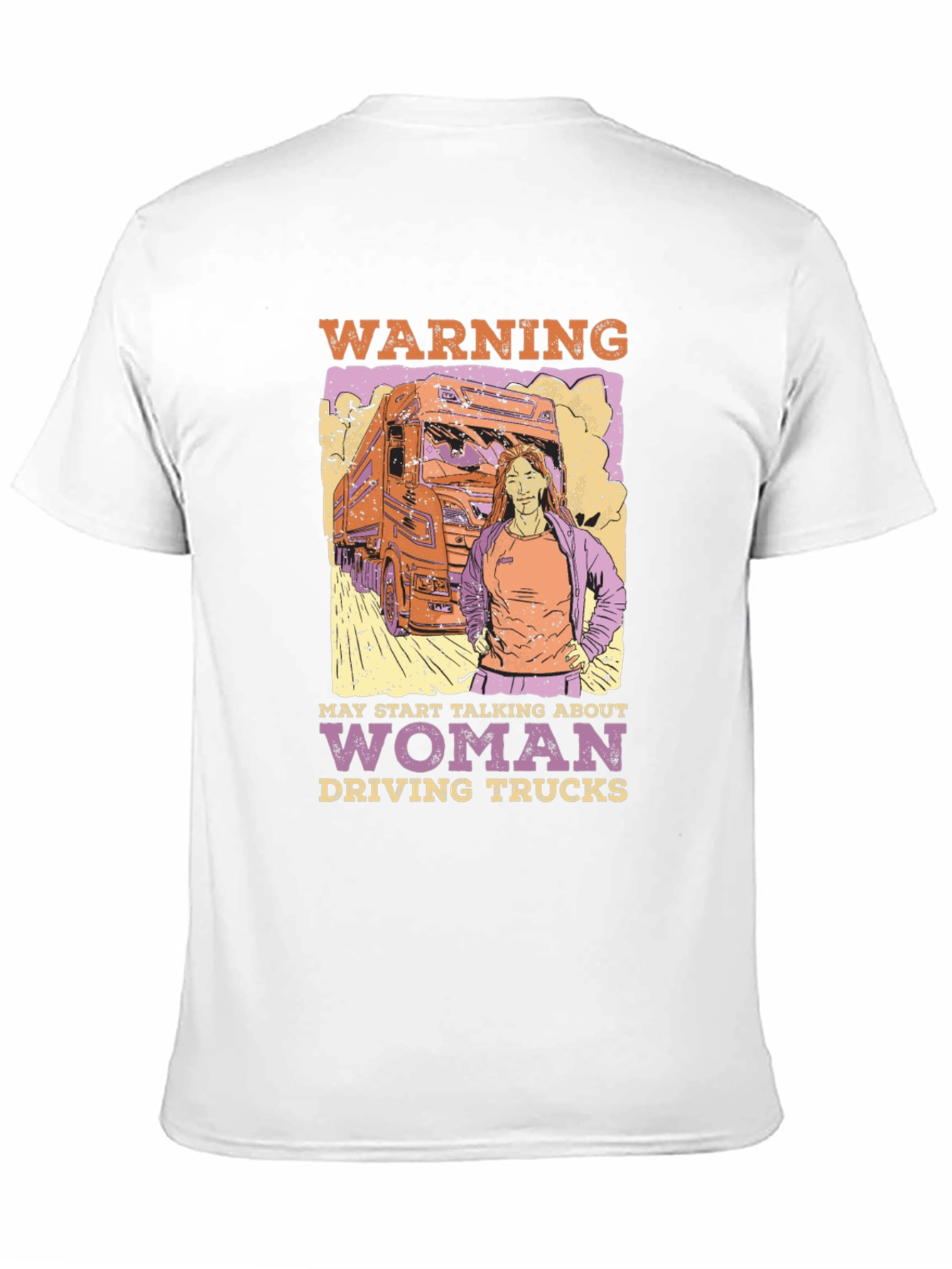 Woman Truck Driver Graphic Tee