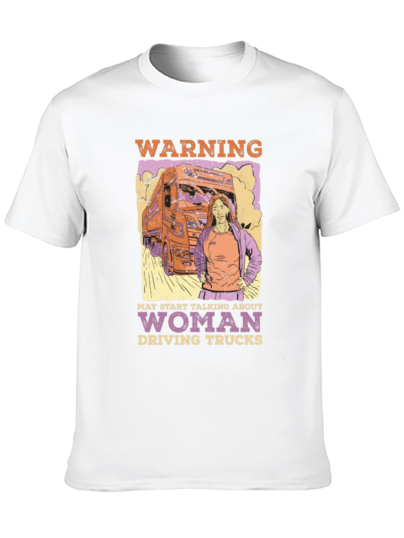 Woman Truck Driver Graphic Tee