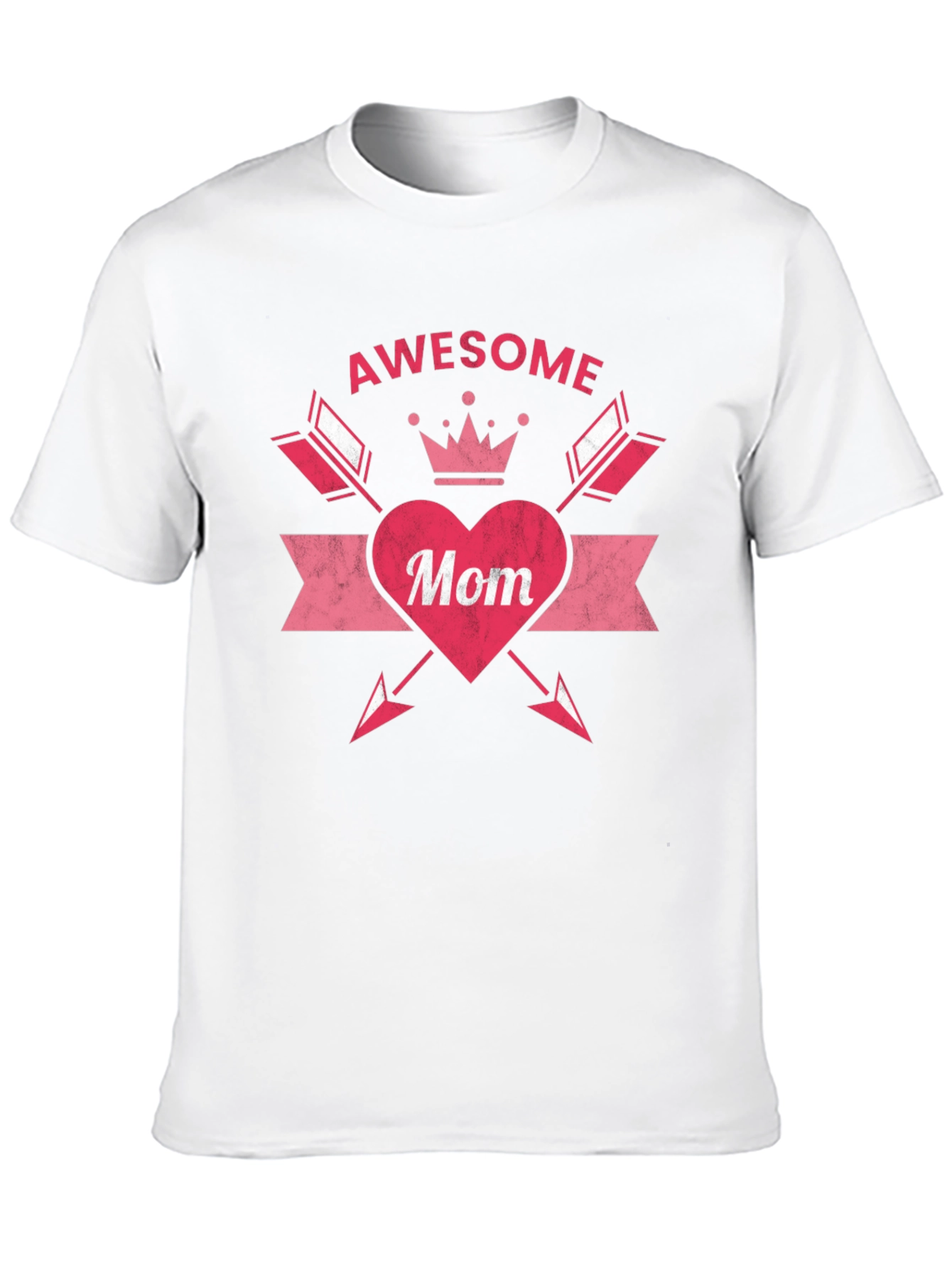 Awesome Mom Graphic T-Shirt - Black Cotton Tee