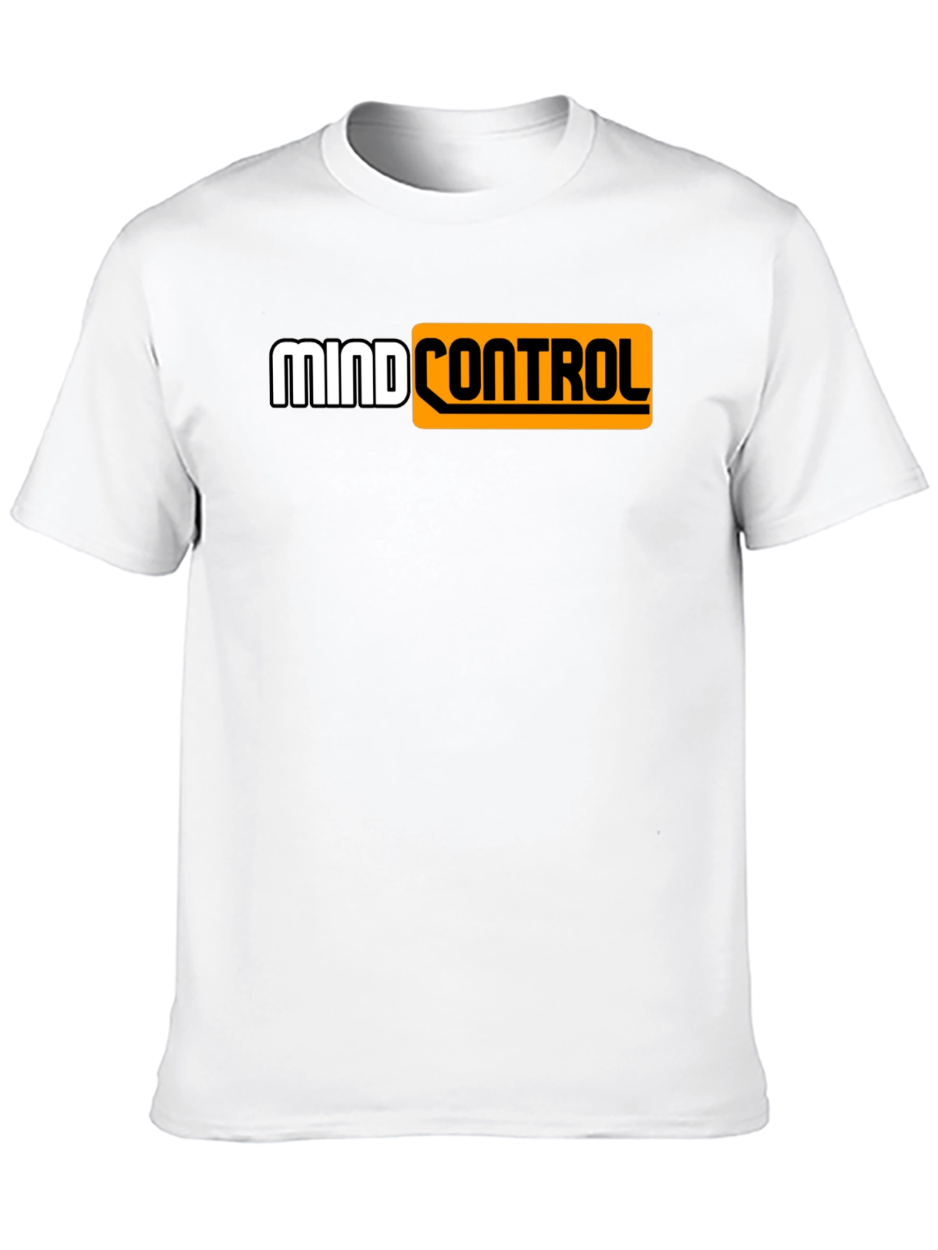 Mind Control Graphic Tee - Black Cotton T-Shirt