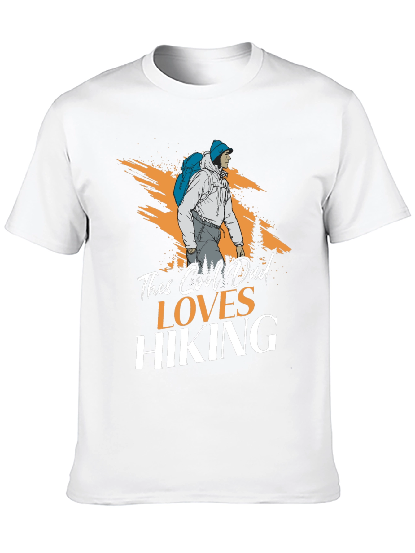 Cool Dad Loves Hiking T-Shirt