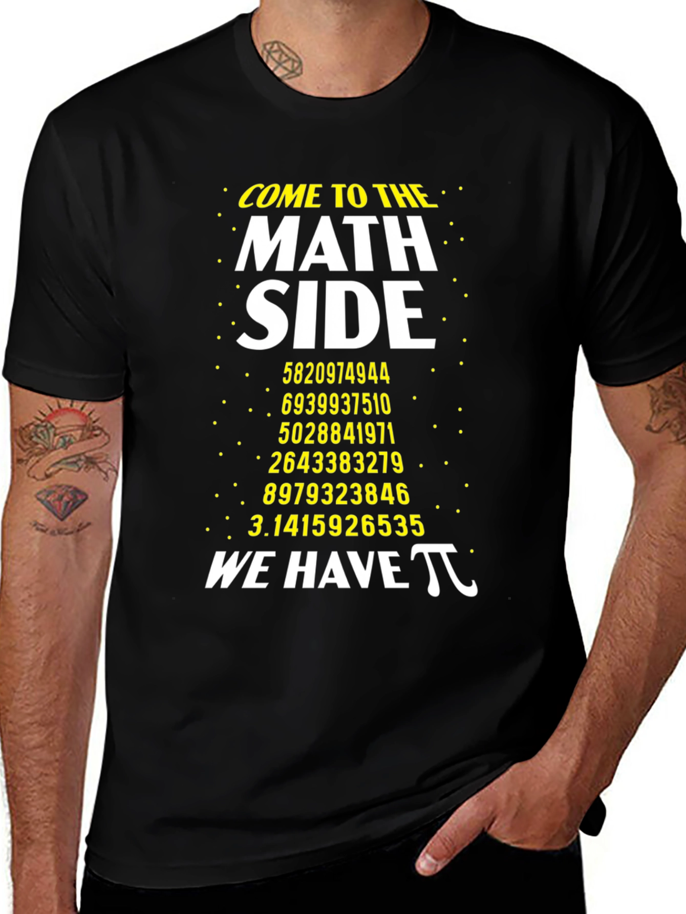 Come to the Math Side Pi Humor T-Shirt