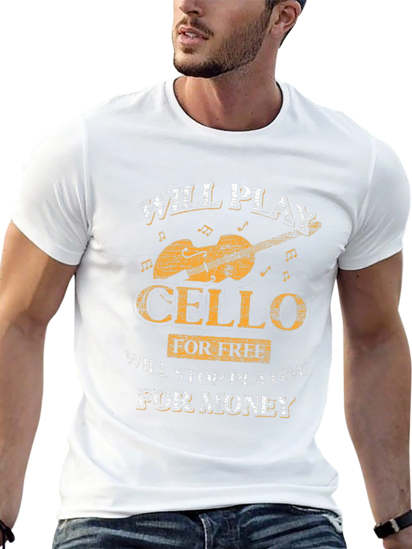 Will Play Cello For Free Funny Music T-Shirt
