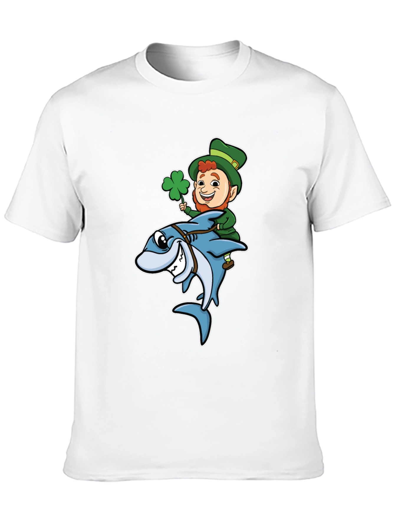 Leprechaun Shark Ride T-Shirt