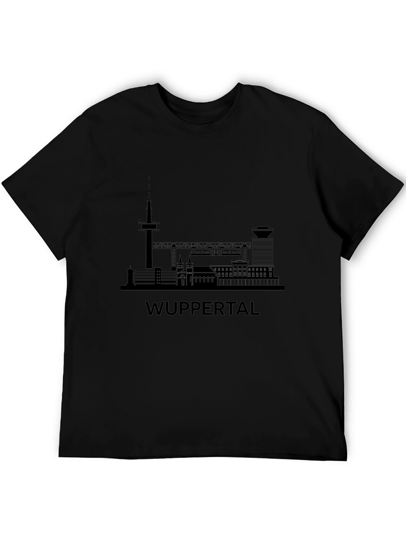 Wuppertal Skyline Graphic Tee - Stylish City Pride