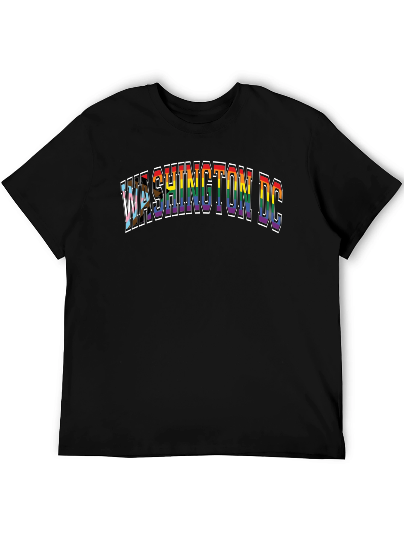 Washington DC Rainbow Graphic Tee