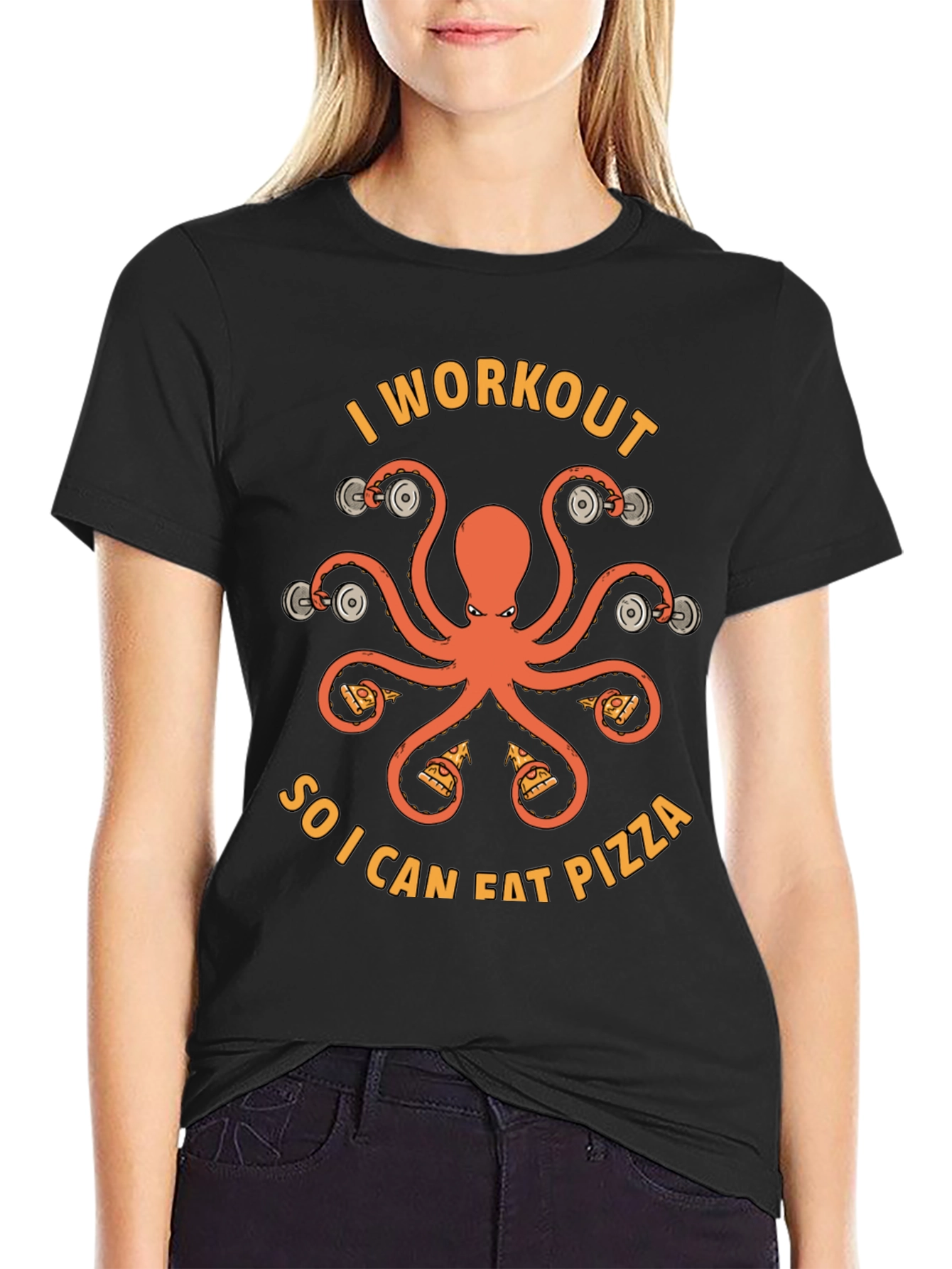 Workout for Pizza T-Shirt