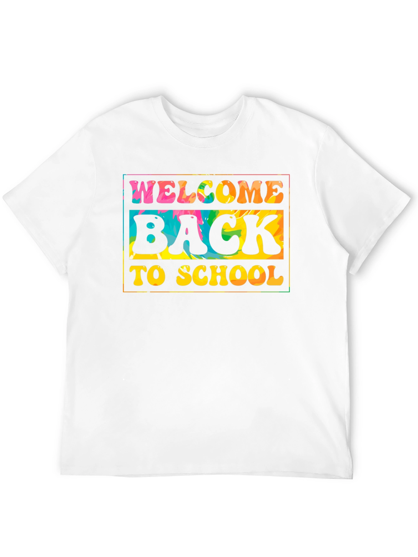 Welcome Back to School Tie Dye T-Shirt