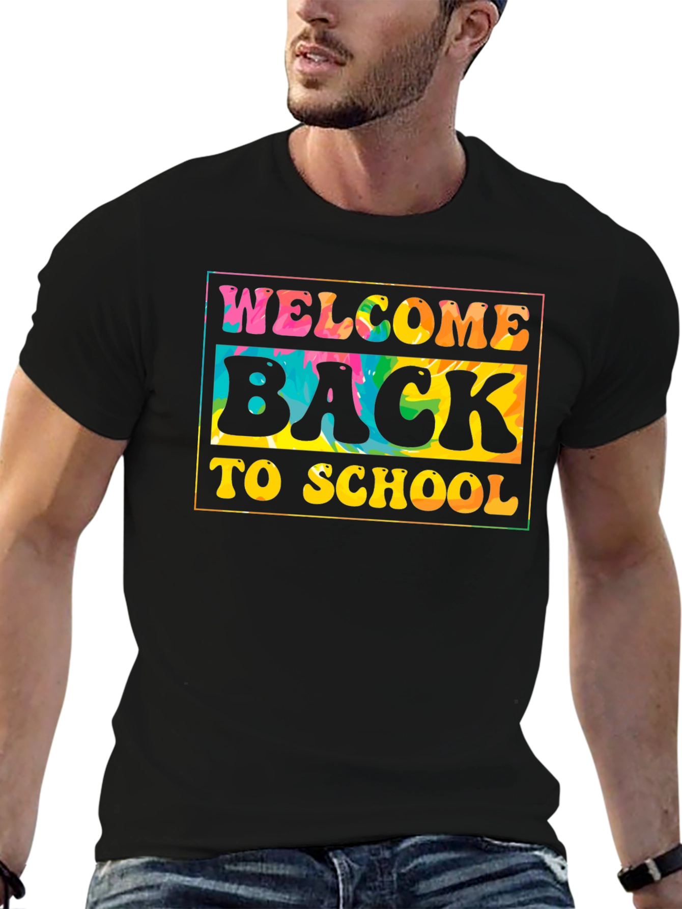 Welcome Back to School Tie Dye T-Shirt