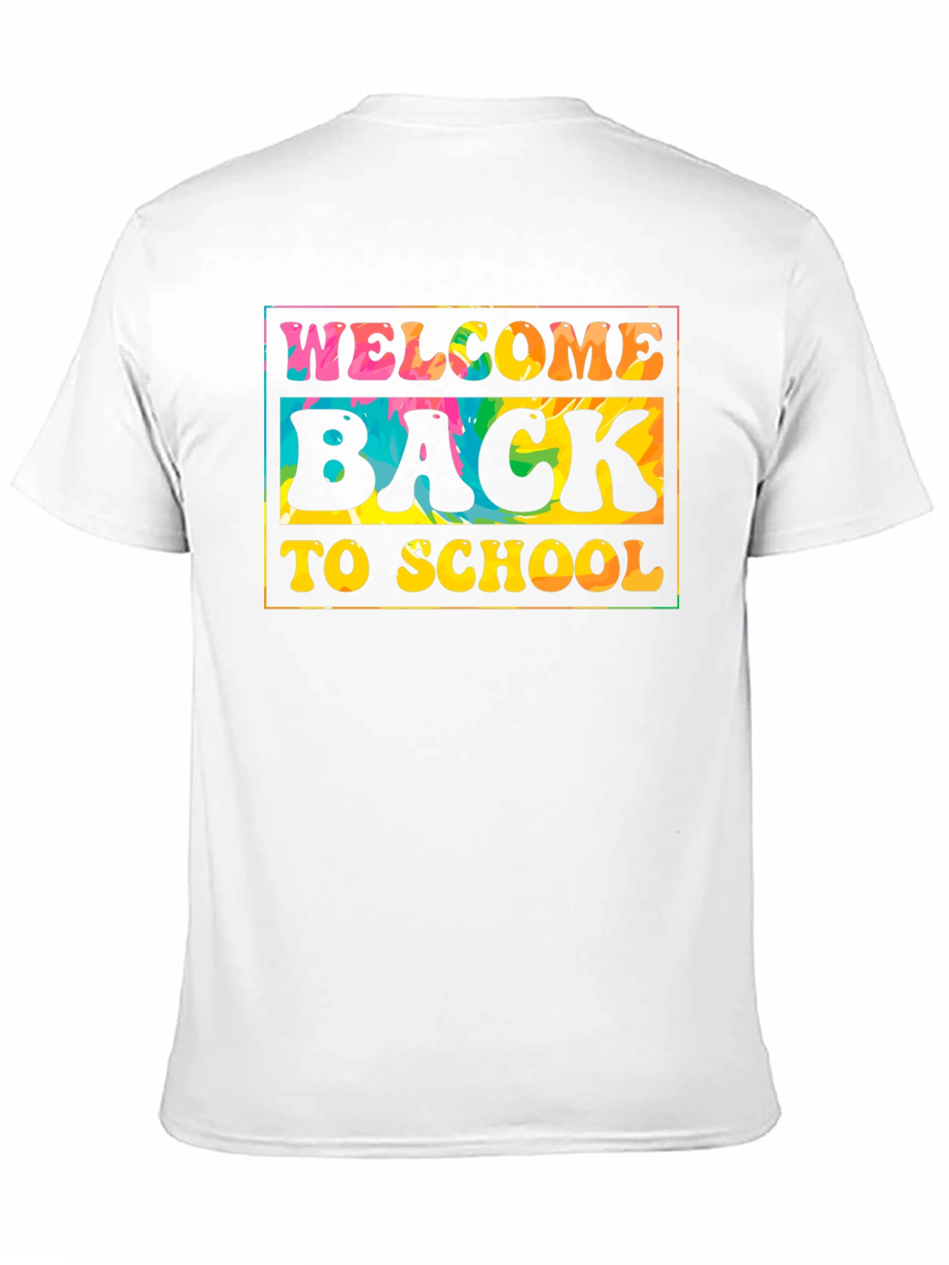 Welcome Back to School Tie Dye T-Shirt