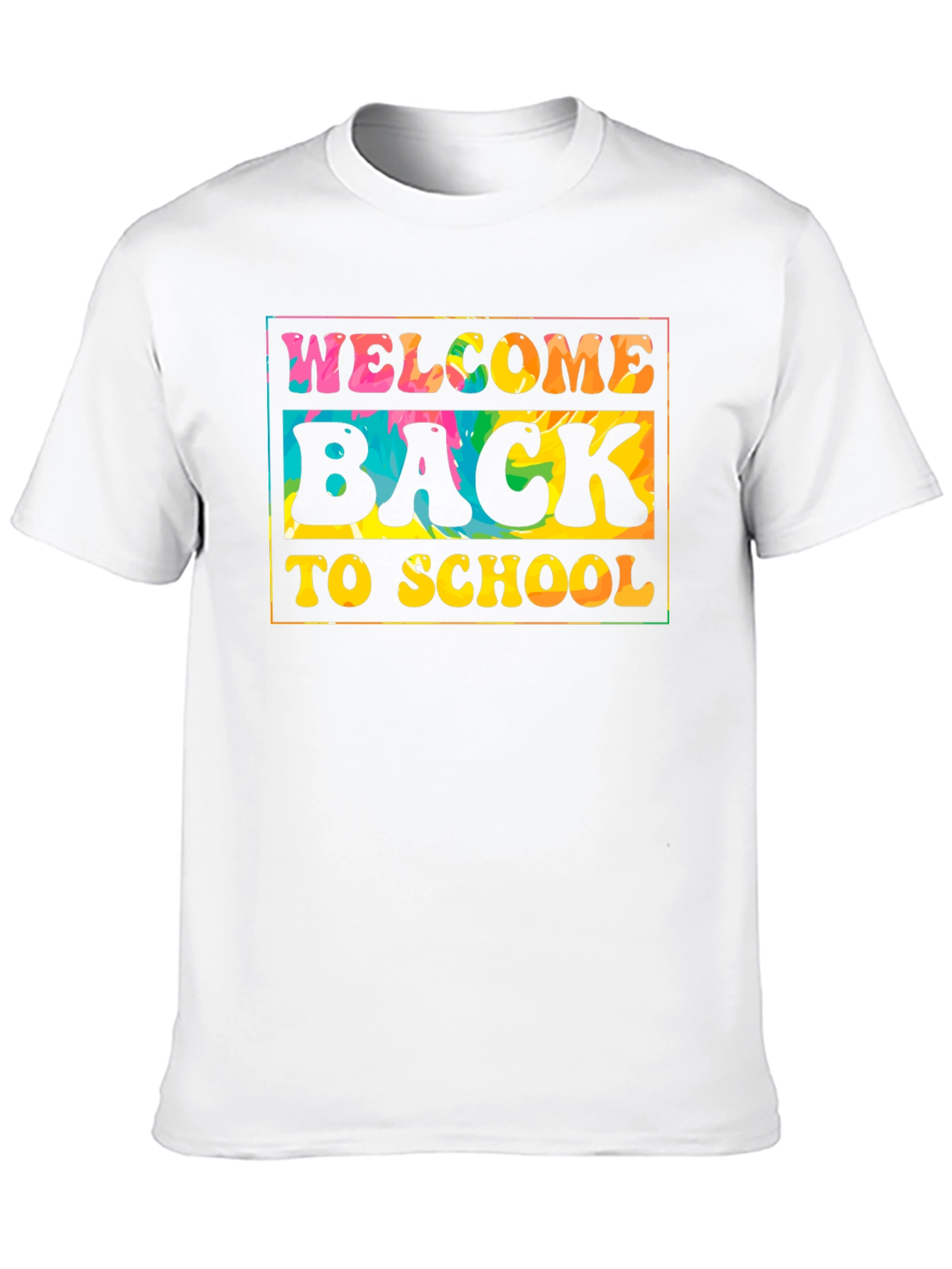 Welcome Back to School Tie Dye T-Shirt