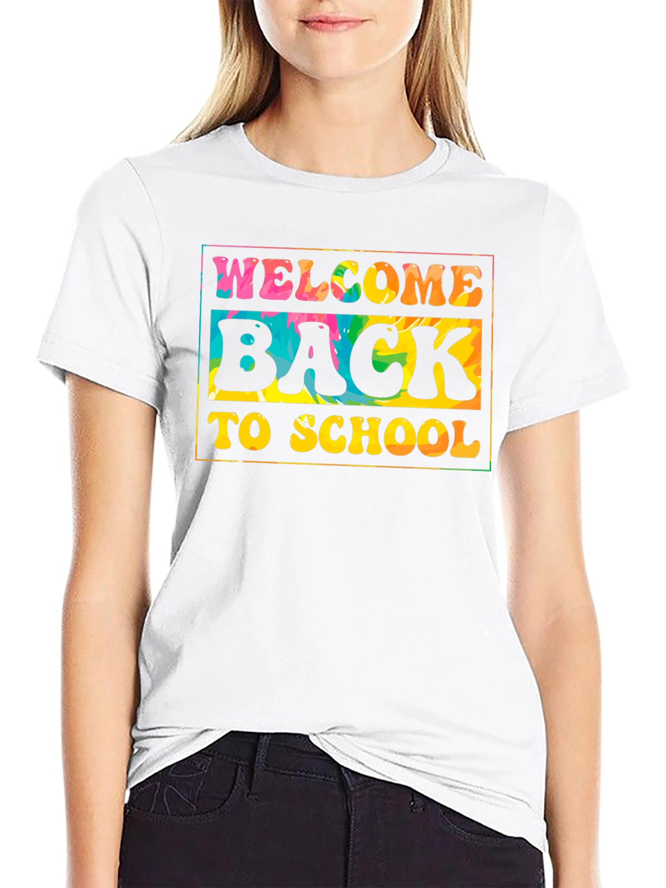 Welcome Back to School Tie Dye T-Shirt