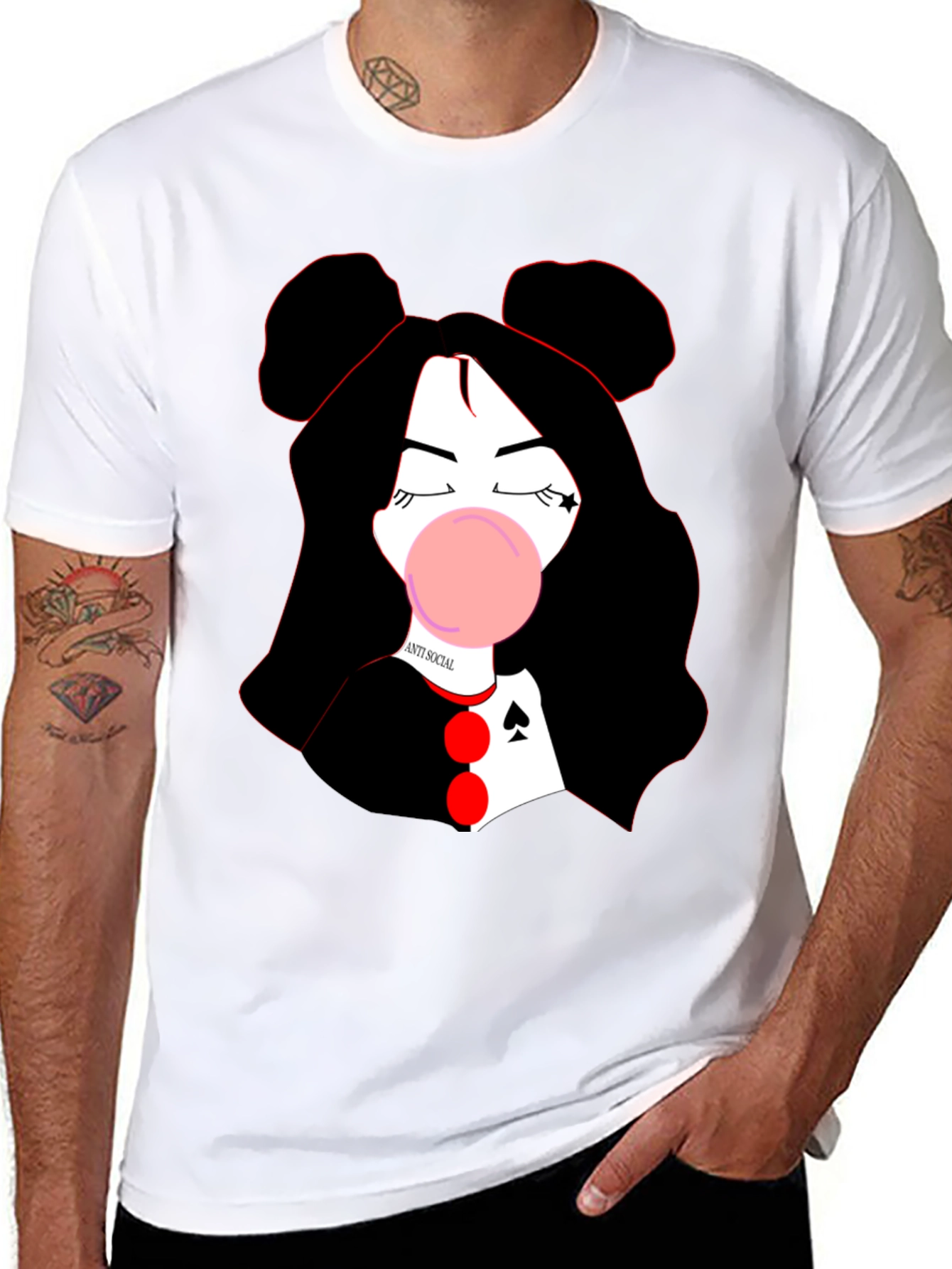 Anti-Social Ace T-Shirt - Graphic Tee