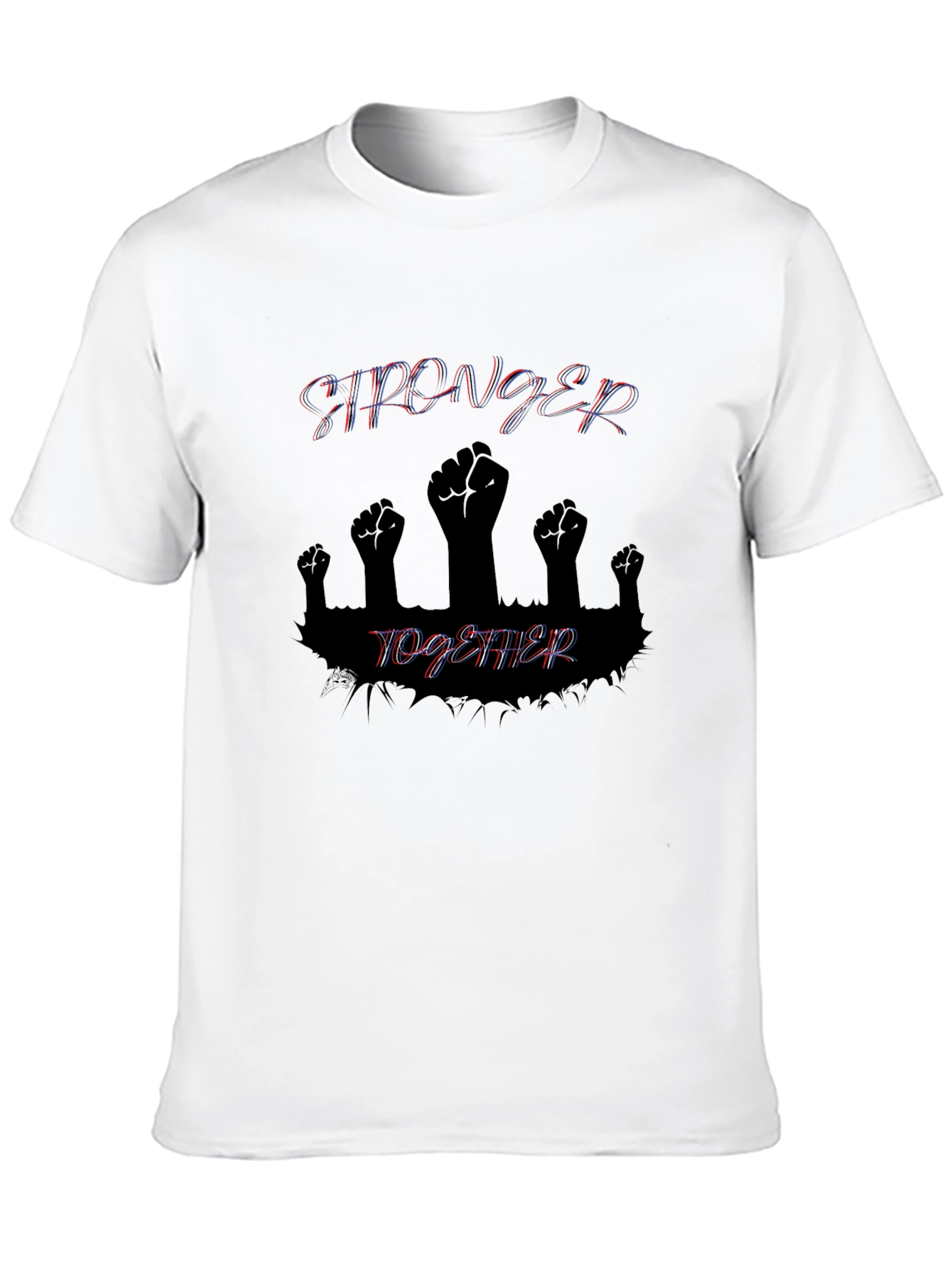 Stronger Together Graphic Tee - Black