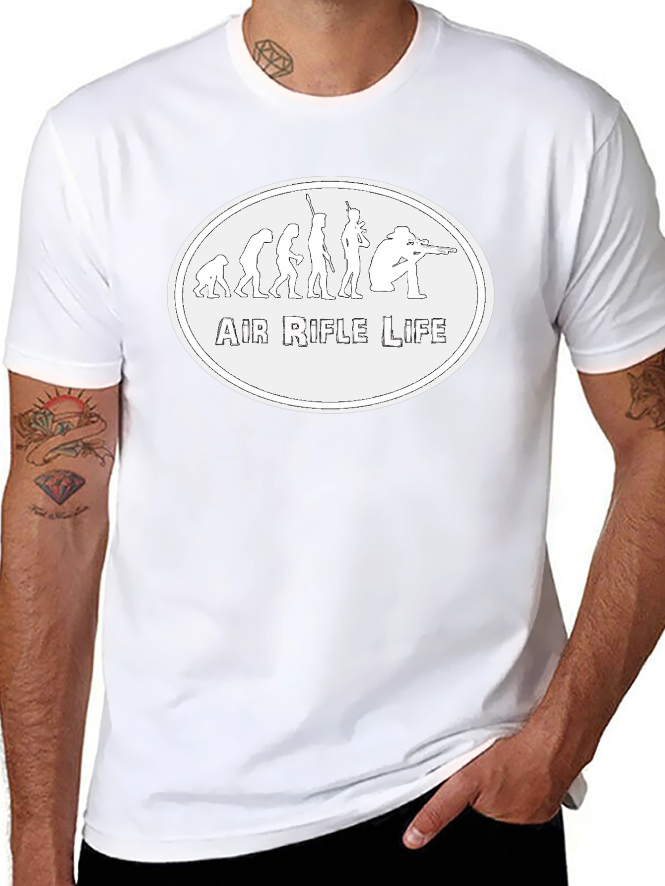 Air Rifle Life Evolution T-Shirt - Black