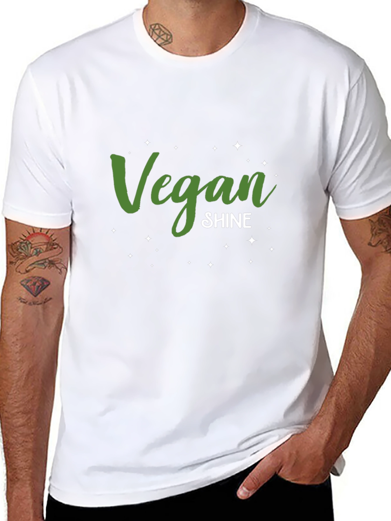 Vegan Shine T-Shirt - Stylish & Comfortable
