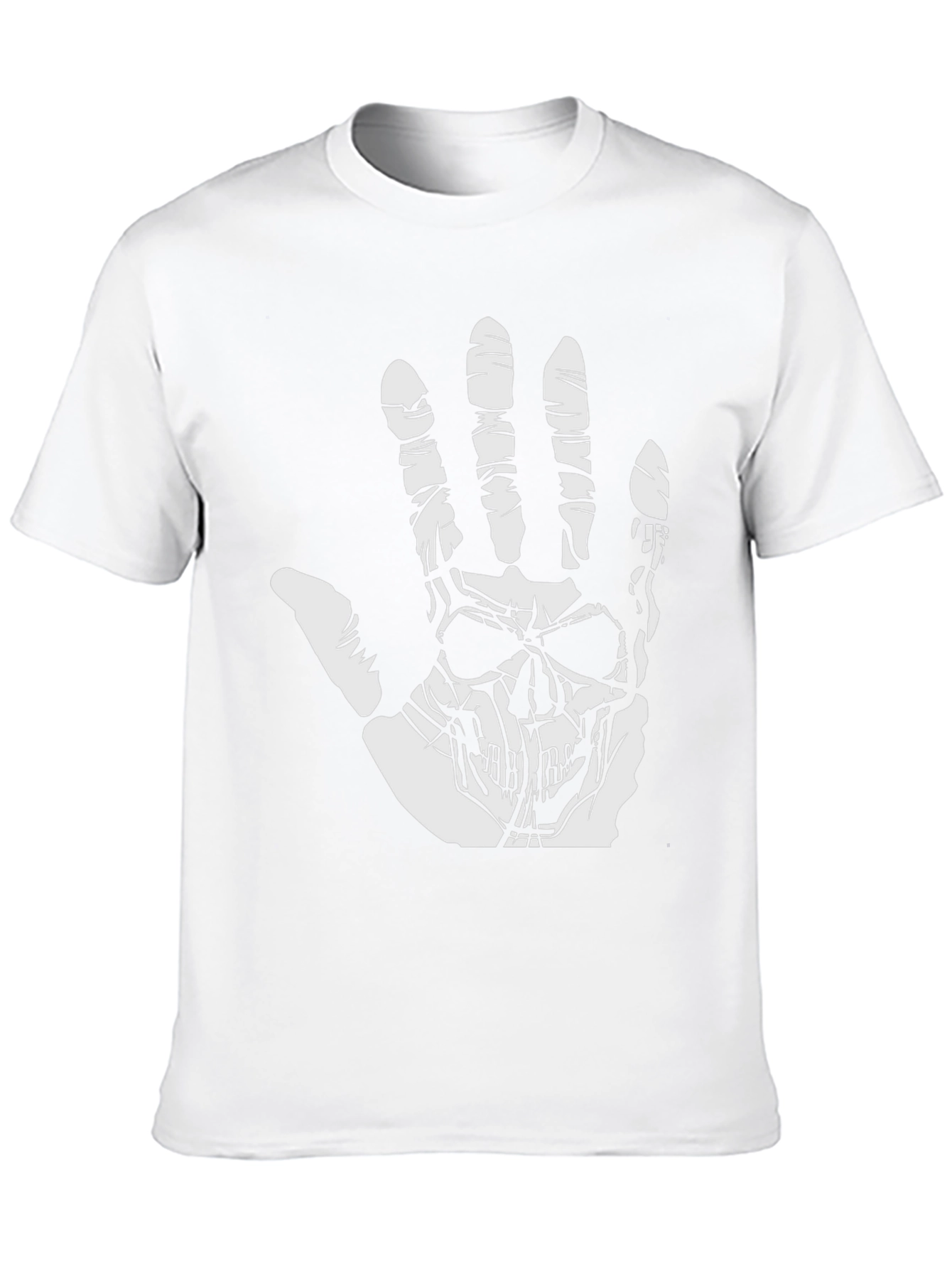 Skull Hand Graphic Tee - Mens Black T-Shirt