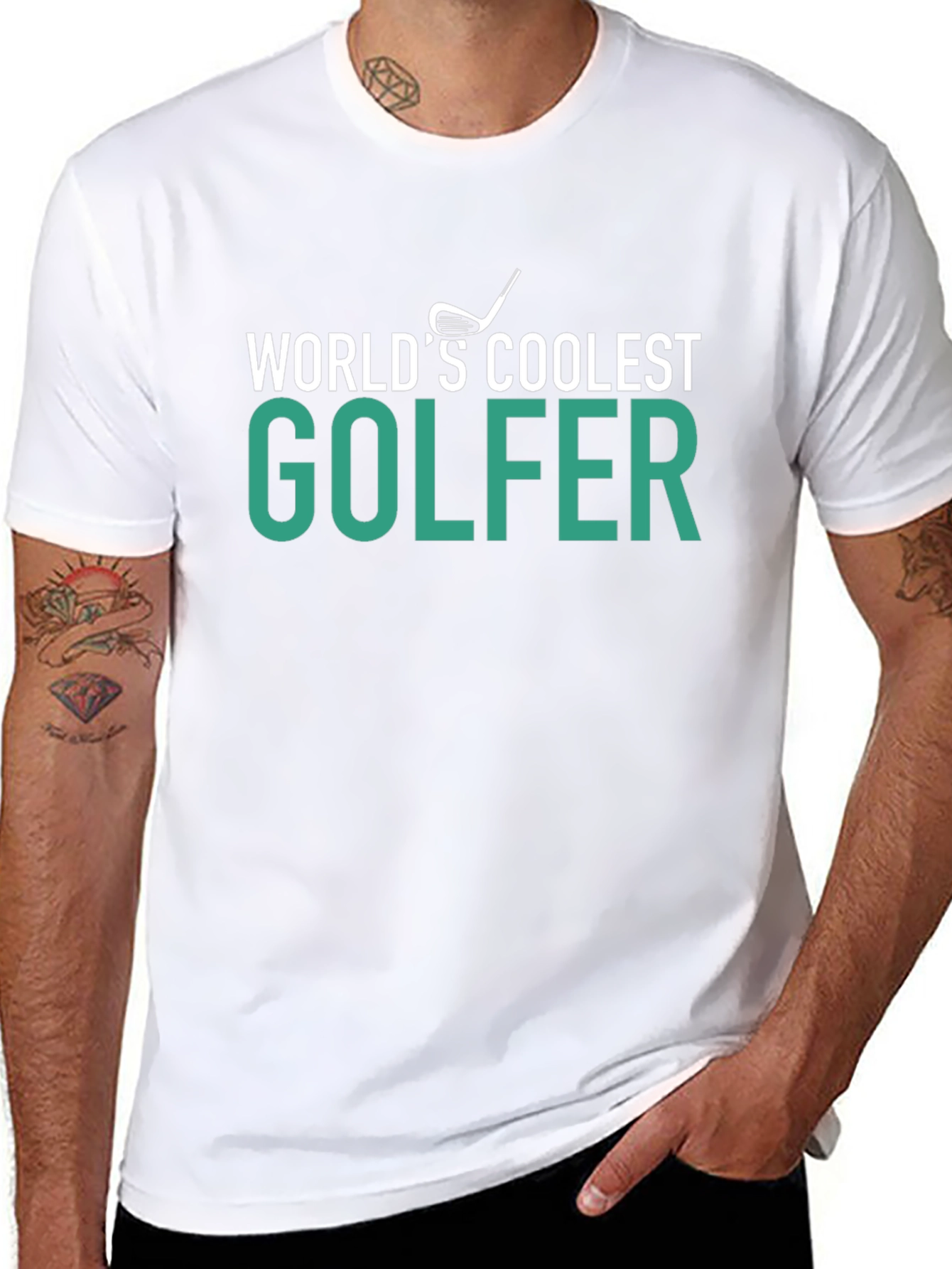 Worlds Coolest Golfer Tee - Golf Lovers Gift