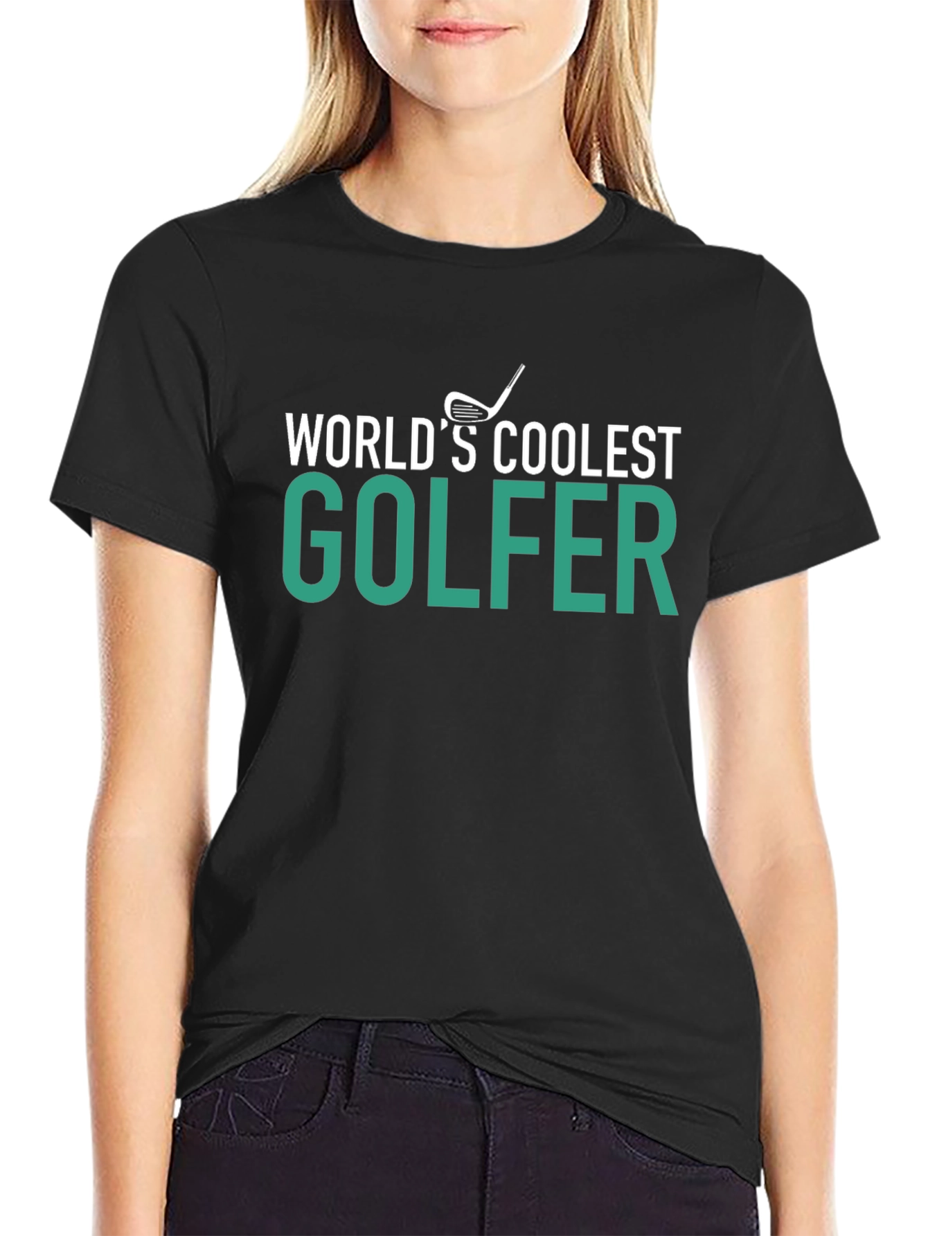 Worlds Coolest Golfer Tee - Golf Lovers Gift
