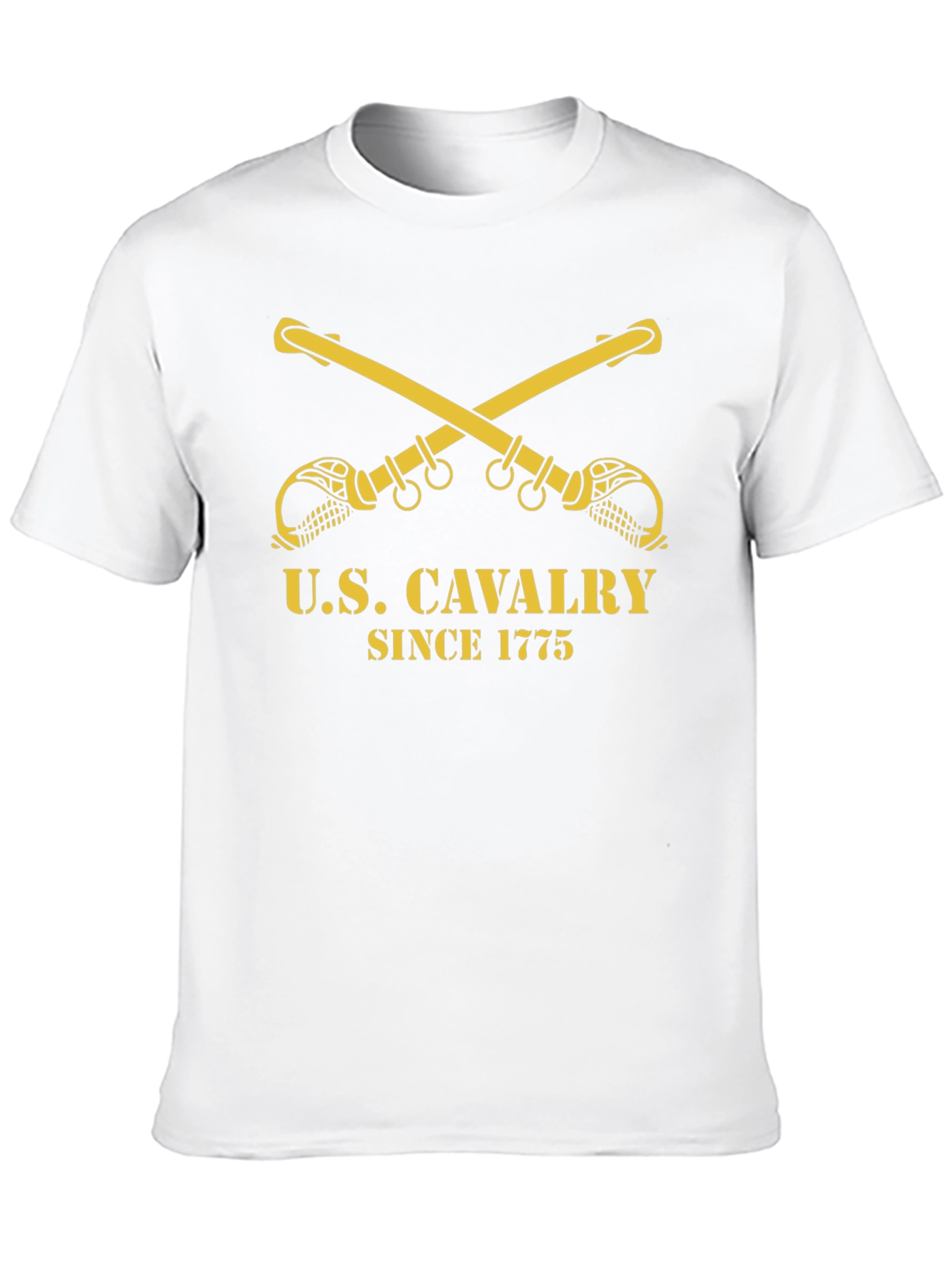 U.S. Cavalry Since 1775 Black Graphic T-Shirt