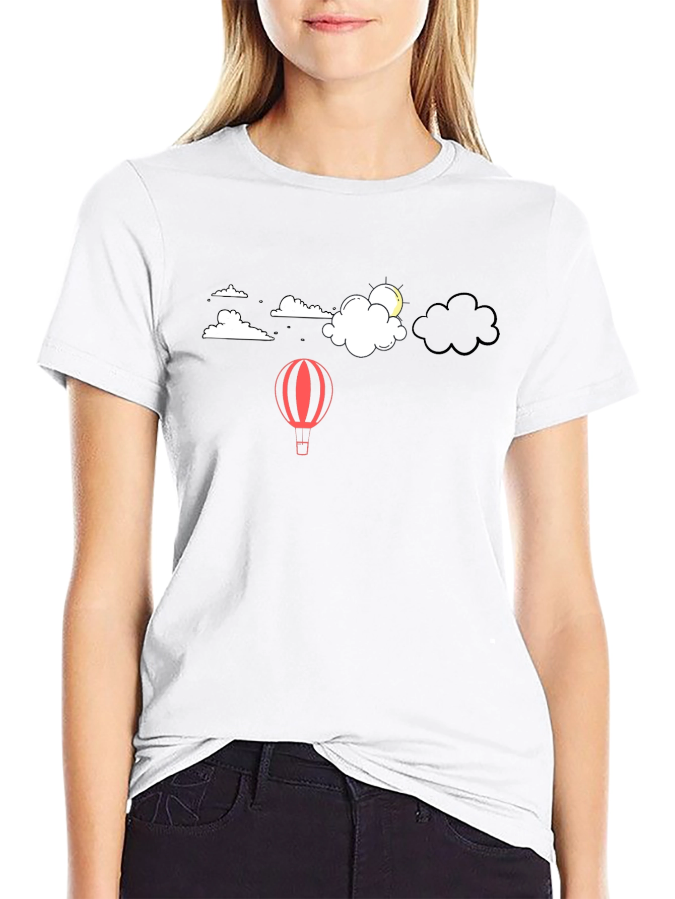 Air Balloon Graphic T-Shirt