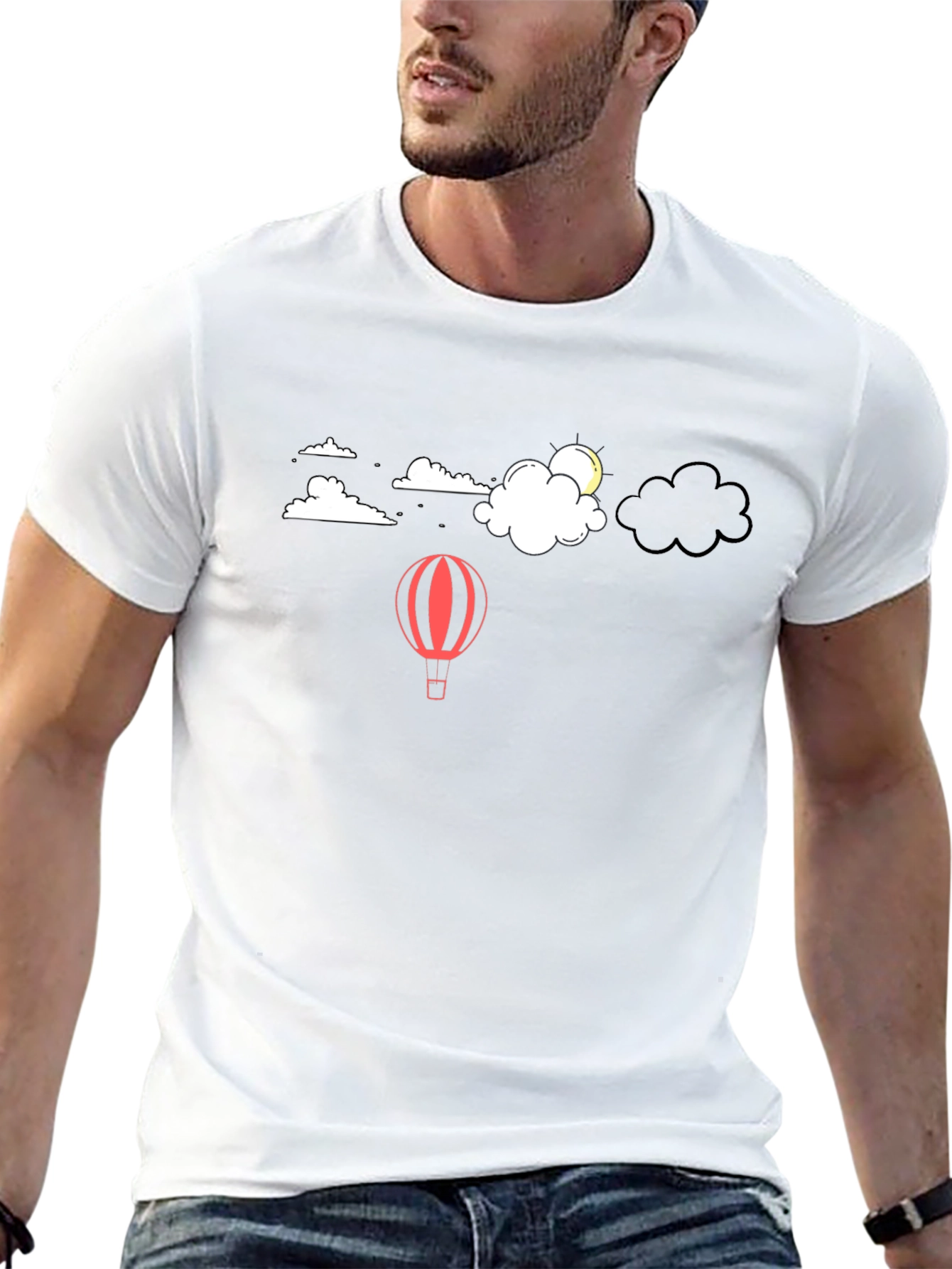 Air Balloon Graphic T-Shirt