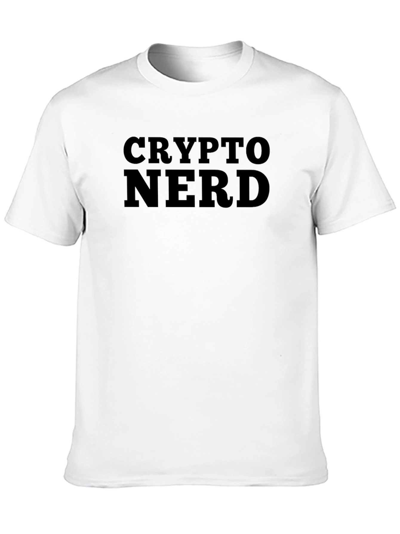 Crypto Nerd T-Shirt - Black Crew Neck Tee