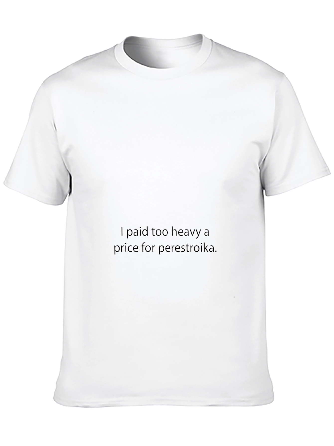 Perestroika Graphic Tee - Heavy Price Paid T-Shirt