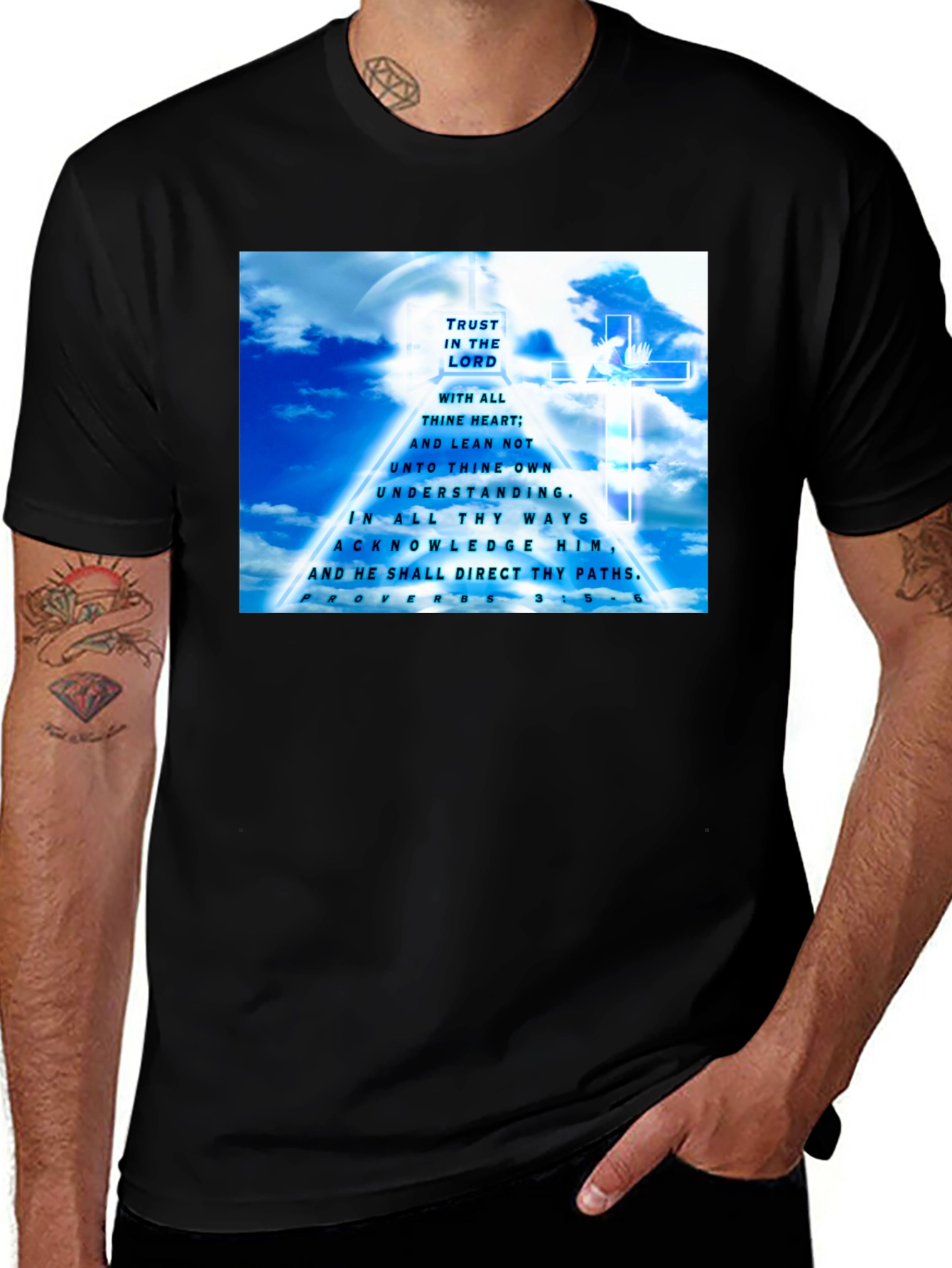 Trust in the Lord T-Shirt Christian Verse