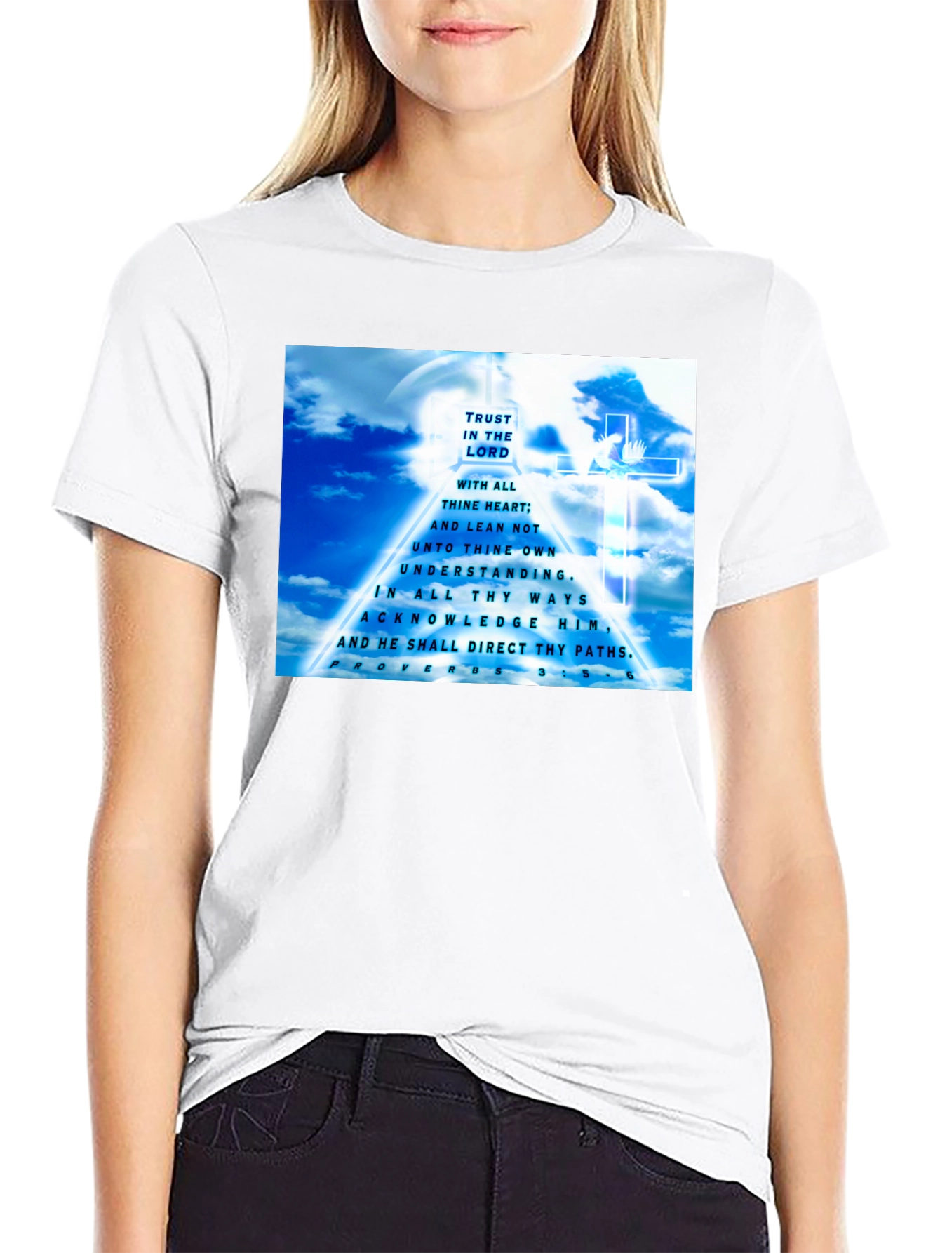Trust in the Lord T-Shirt Christian Verse