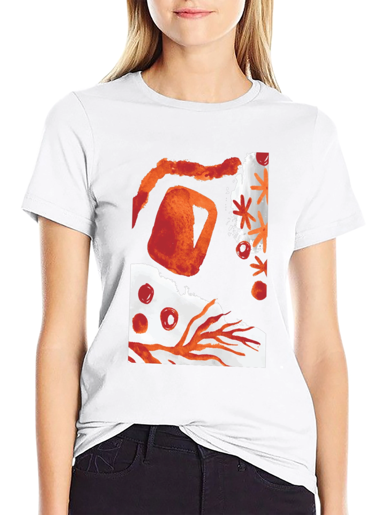 Abstract Graphic Print T-Shirt