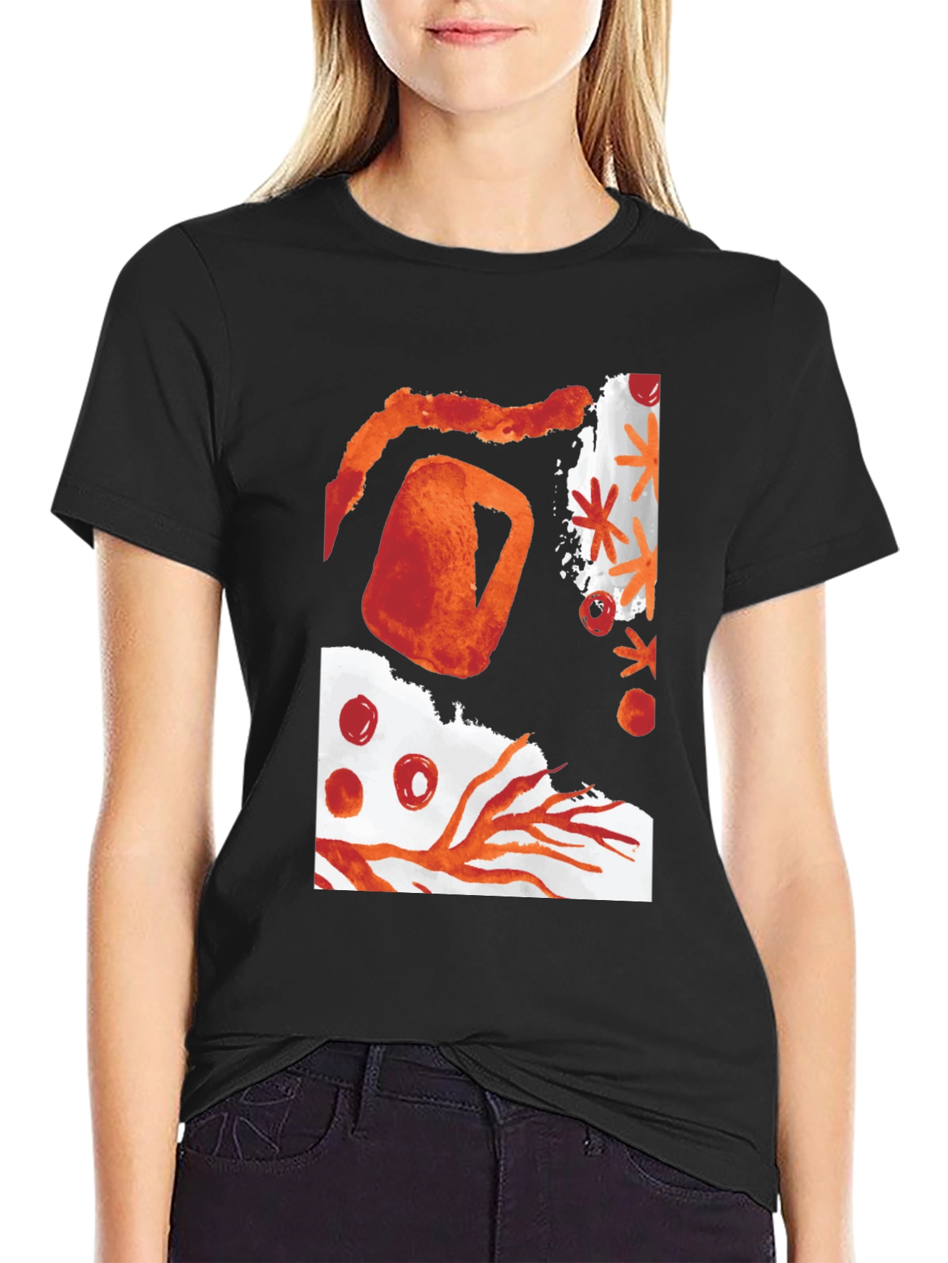 Abstract Graphic Print T-Shirt