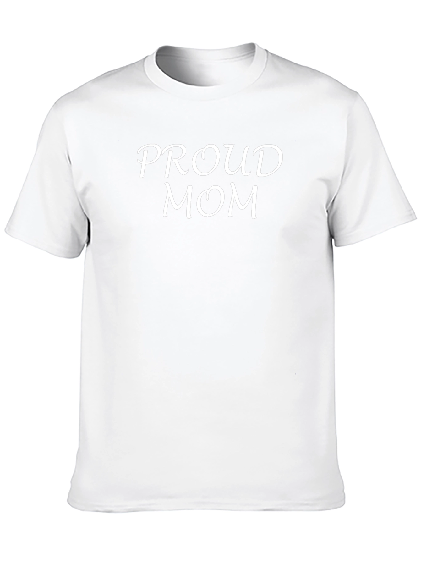 Proud Mom Graphic Tee - Black Casual T-Shirt