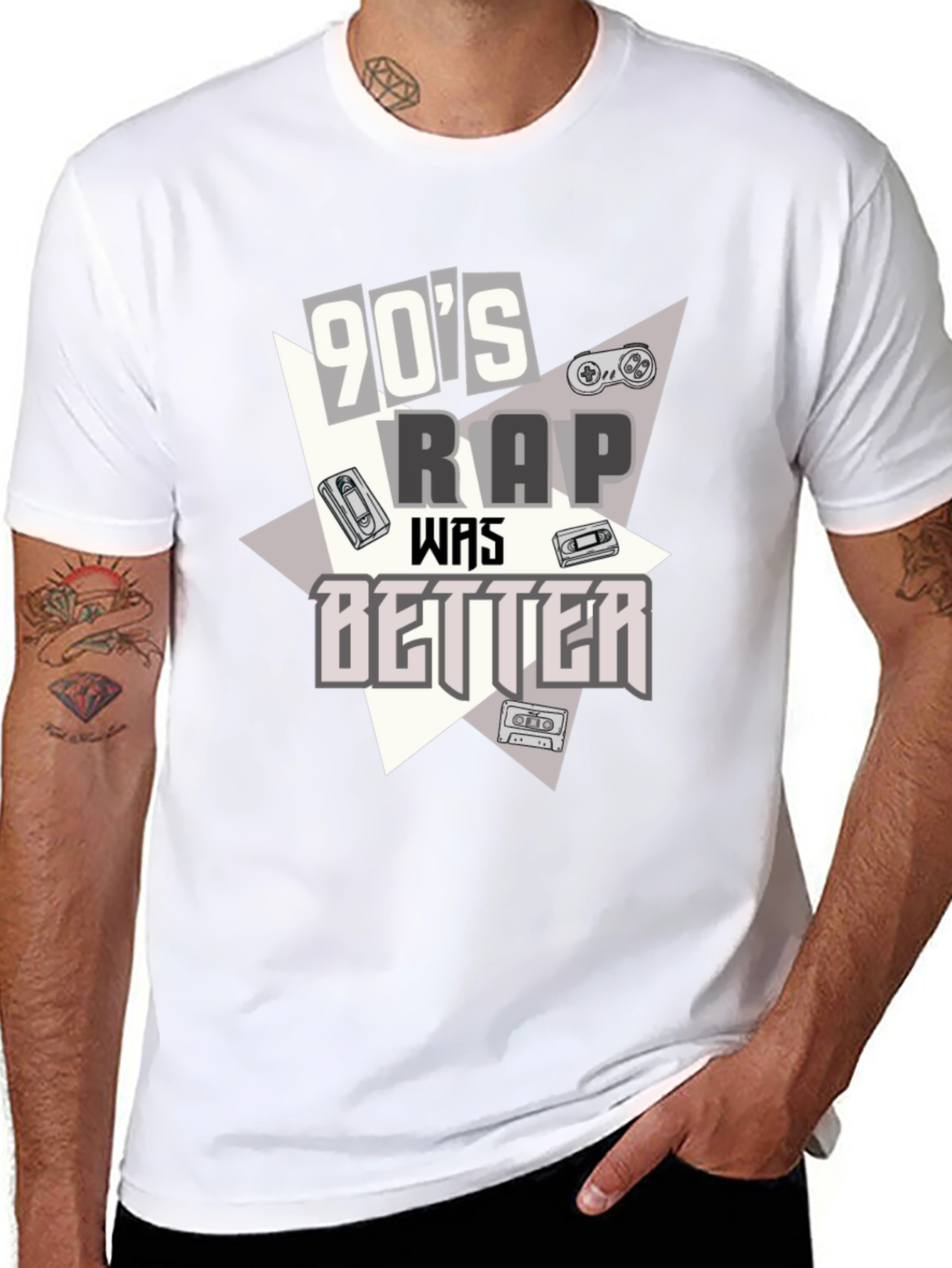 90s Rap Music Graphic T-Shirt