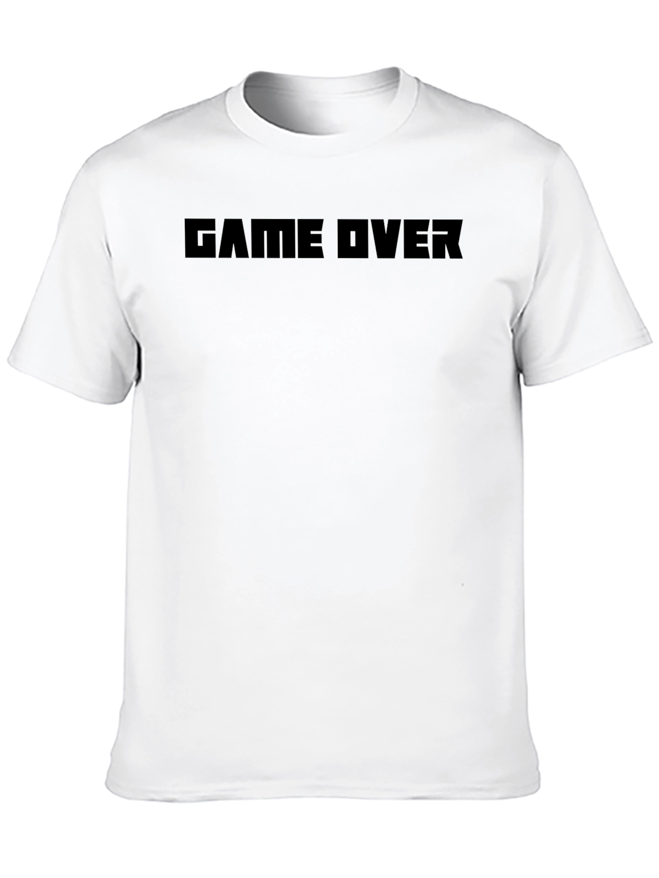 Game Over Black T-Shirt - Gamer Style
