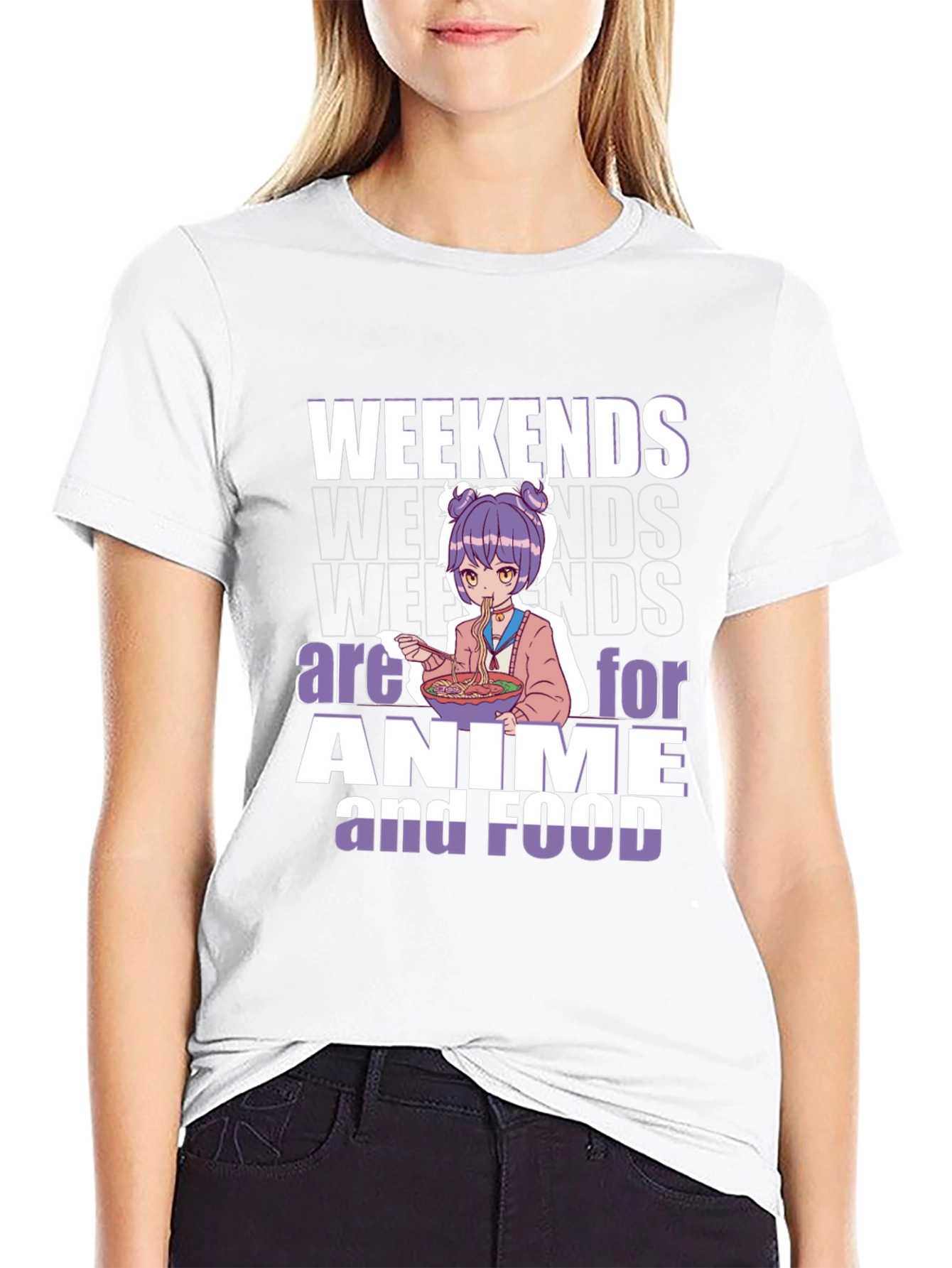 Weekends are for Anime and Food T-Shirt
