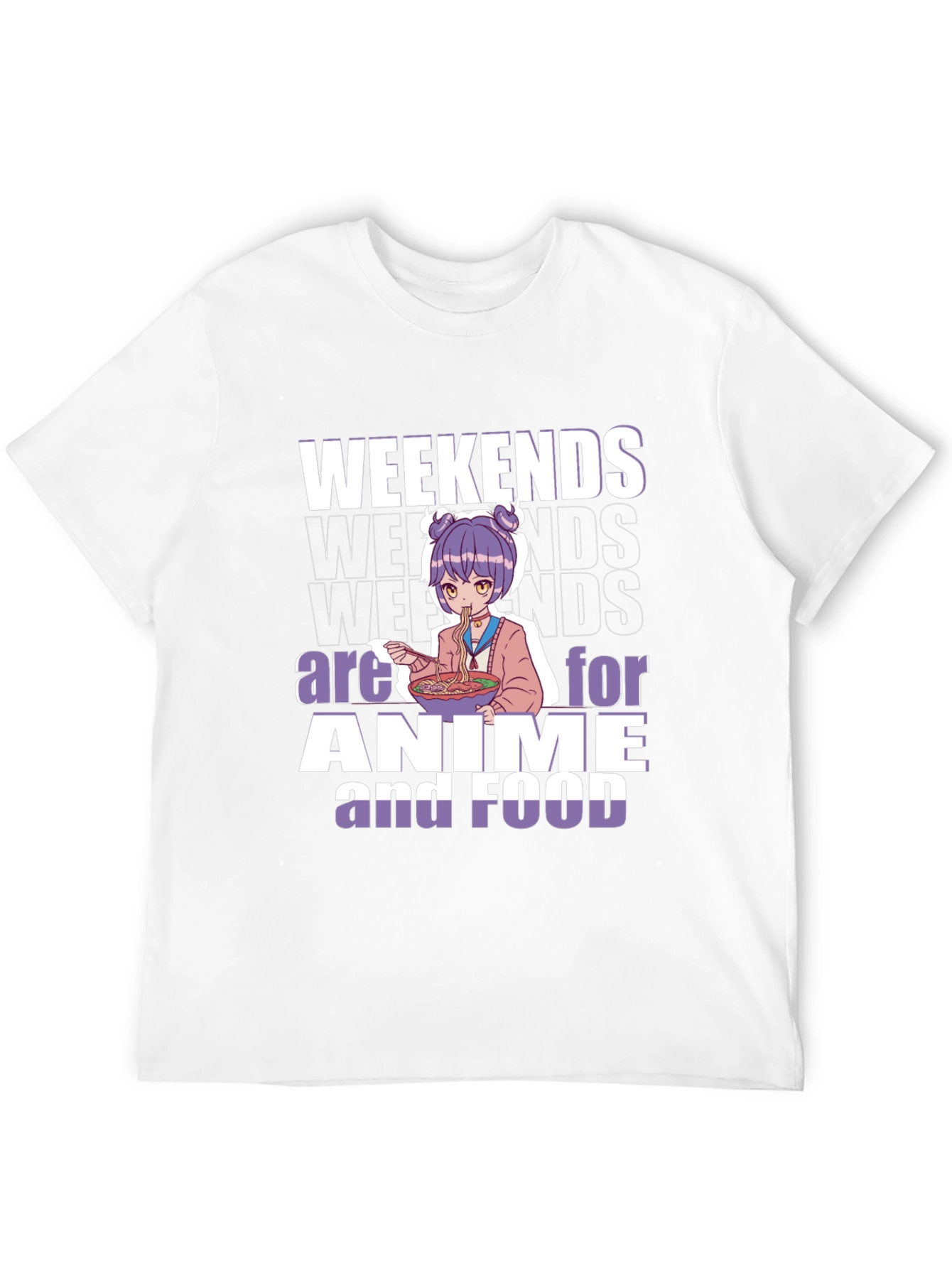 Weekends are for Anime and Food T-Shirt
