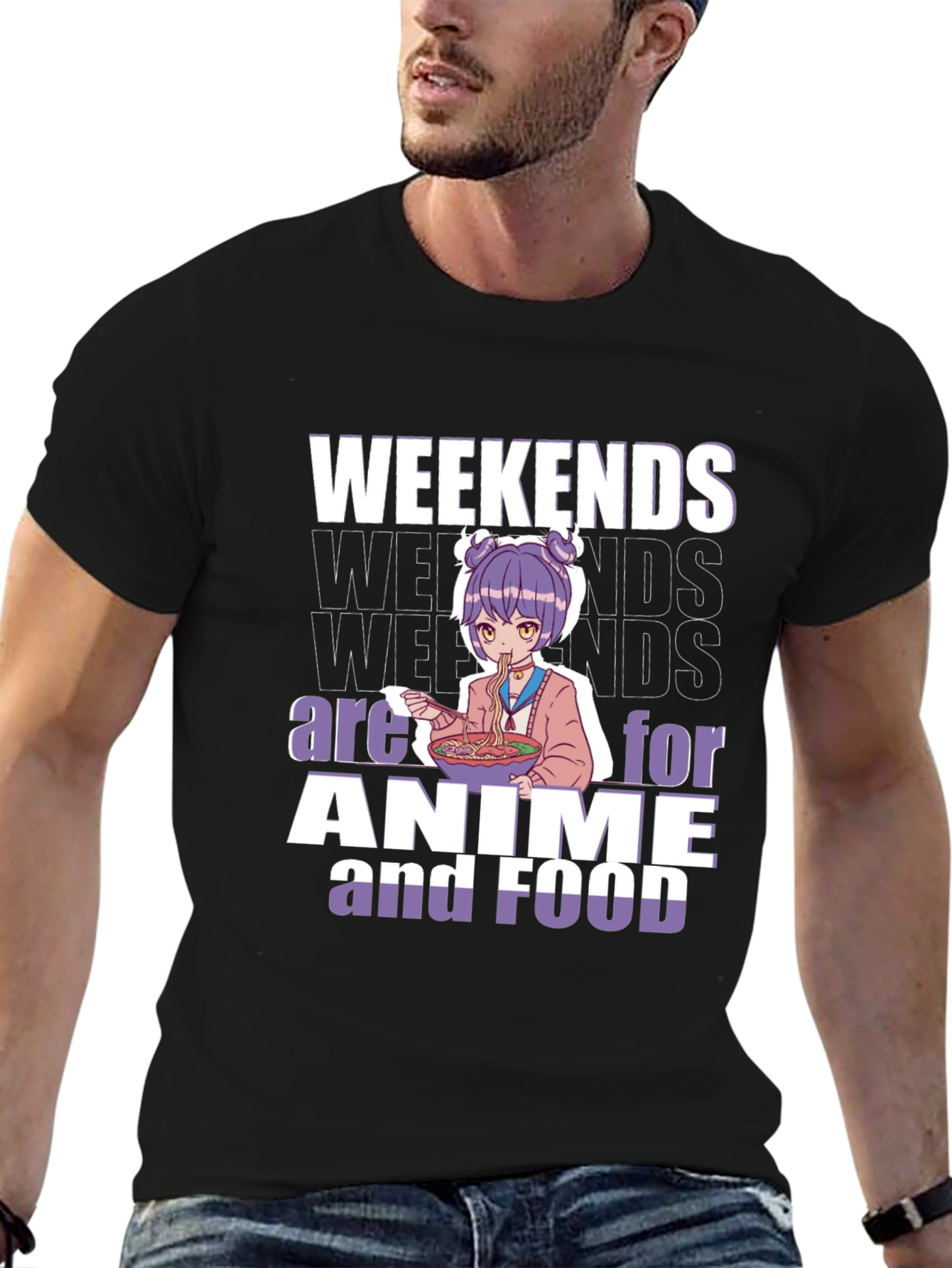 Weekends are for Anime and Food T-Shirt