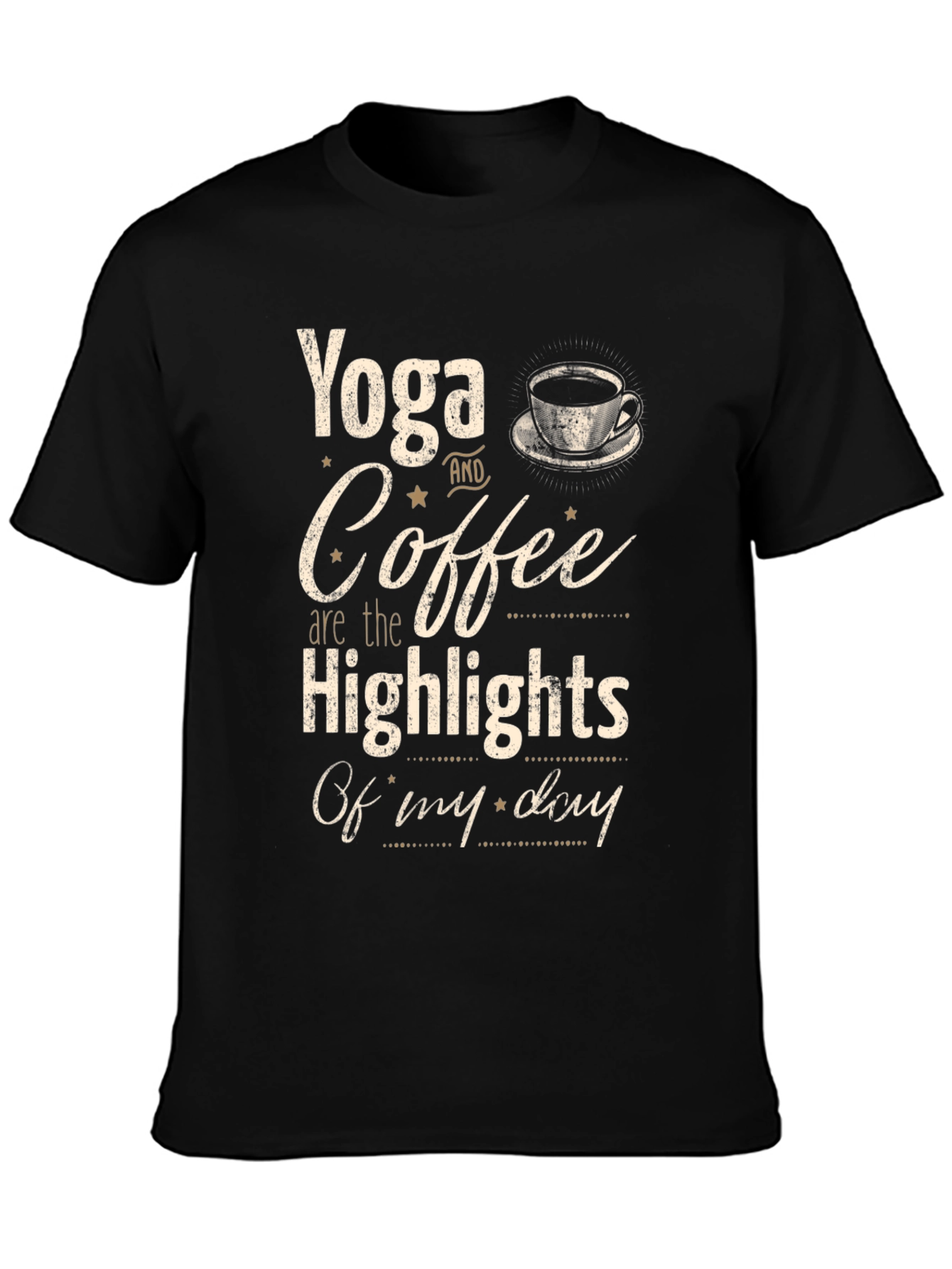 Yoga & Coffee Highlights T-Shirt