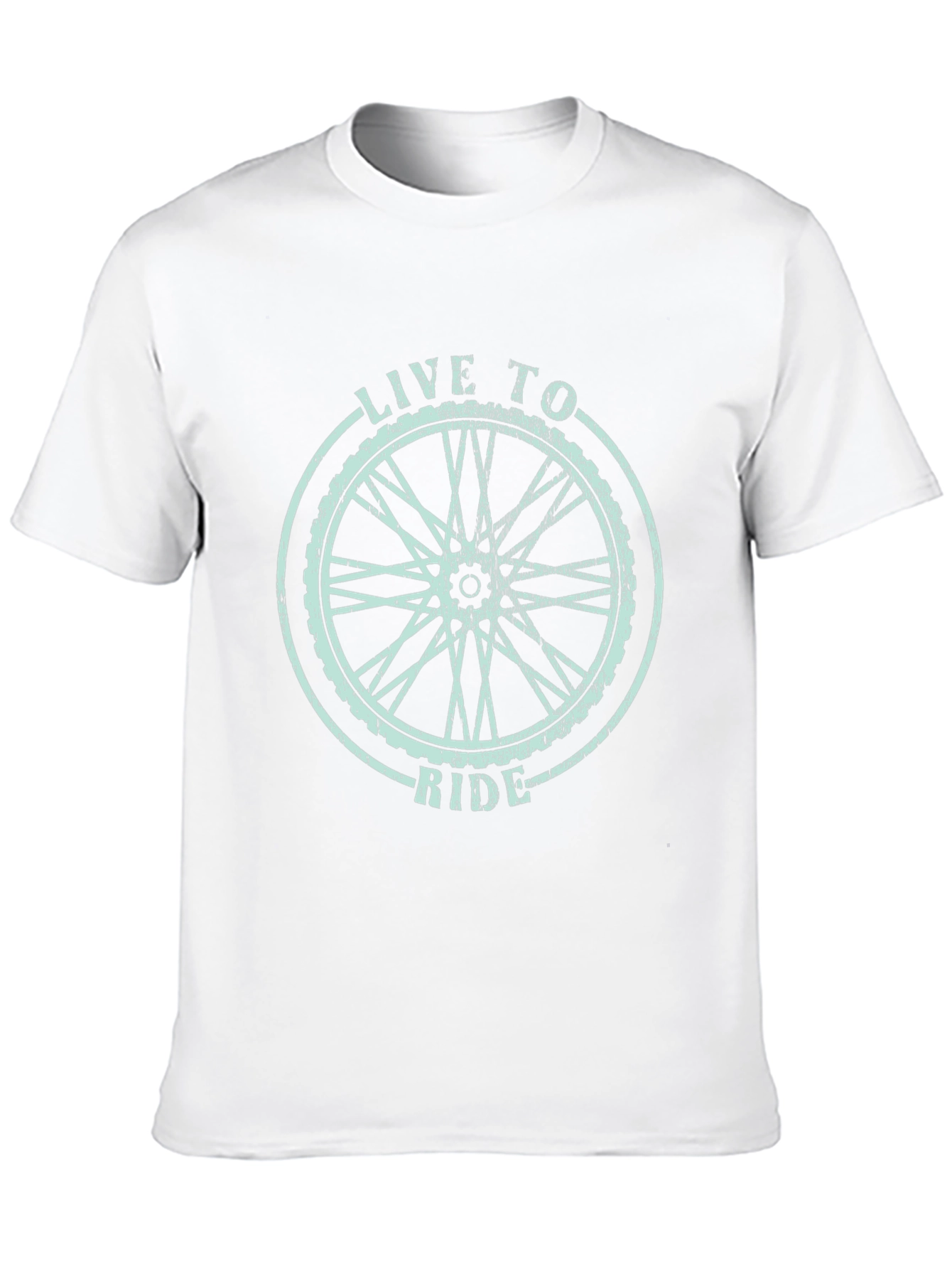 Live to Ride Black Graphic Tee