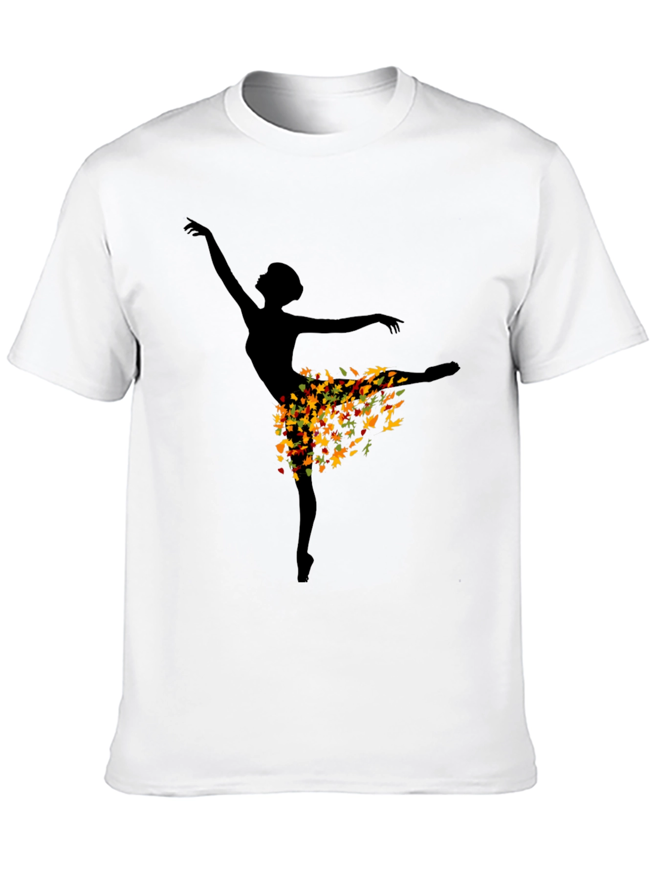 Autumn Ballerina Black T-Shirt