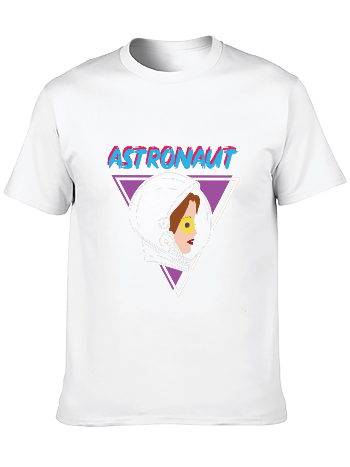 Astronaut Graphic Tee - Retro Space Style